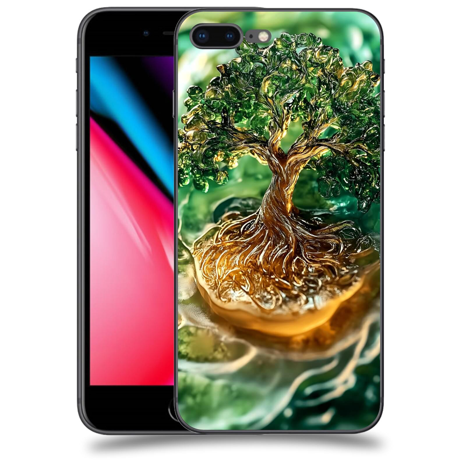 ACOVER Kryt na mobil Apple iPhone 8 Plus - Golden Moss III