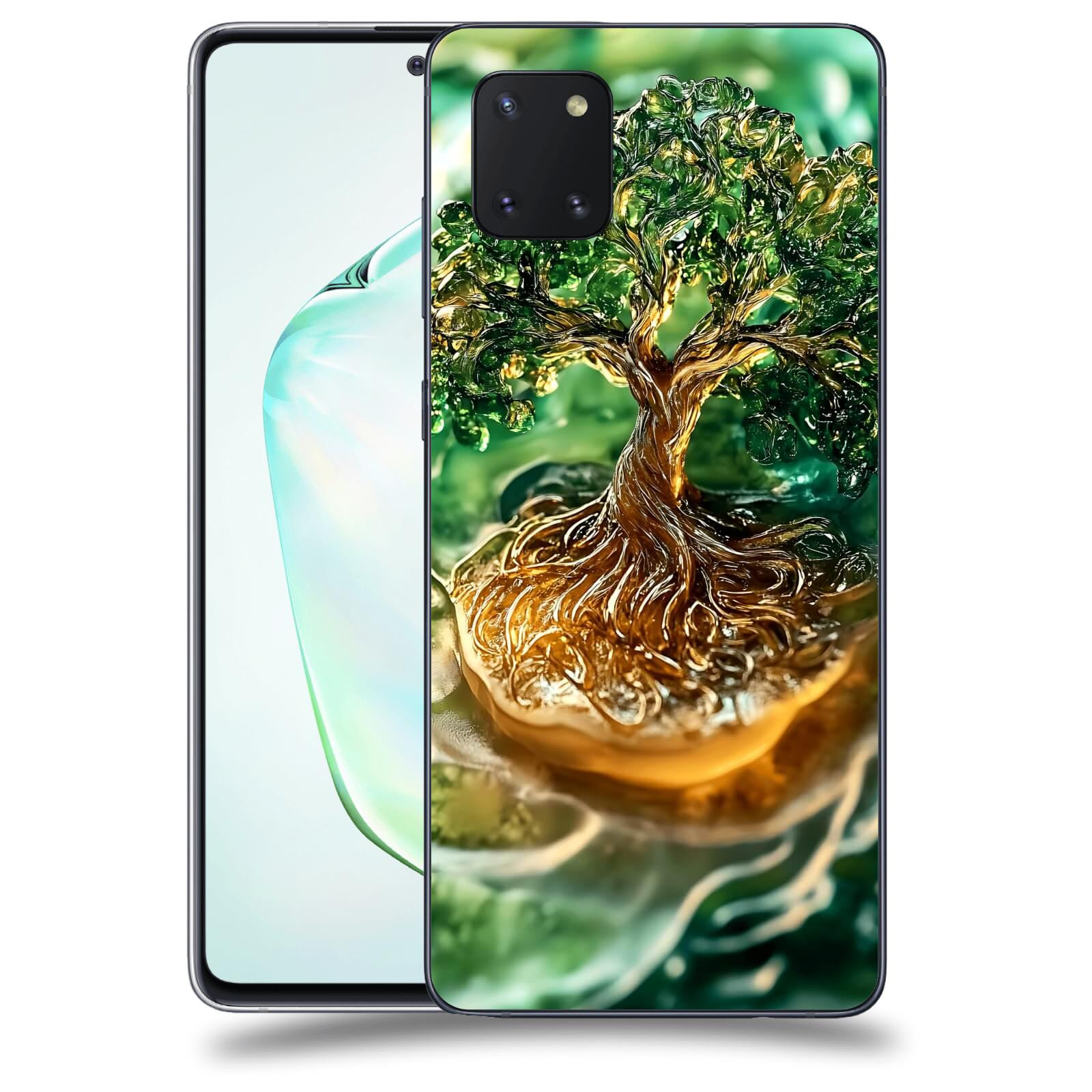 ACOVER Kryt na mobil Samsung Galaxy Note 10 Lite N770F - Golden Moss III