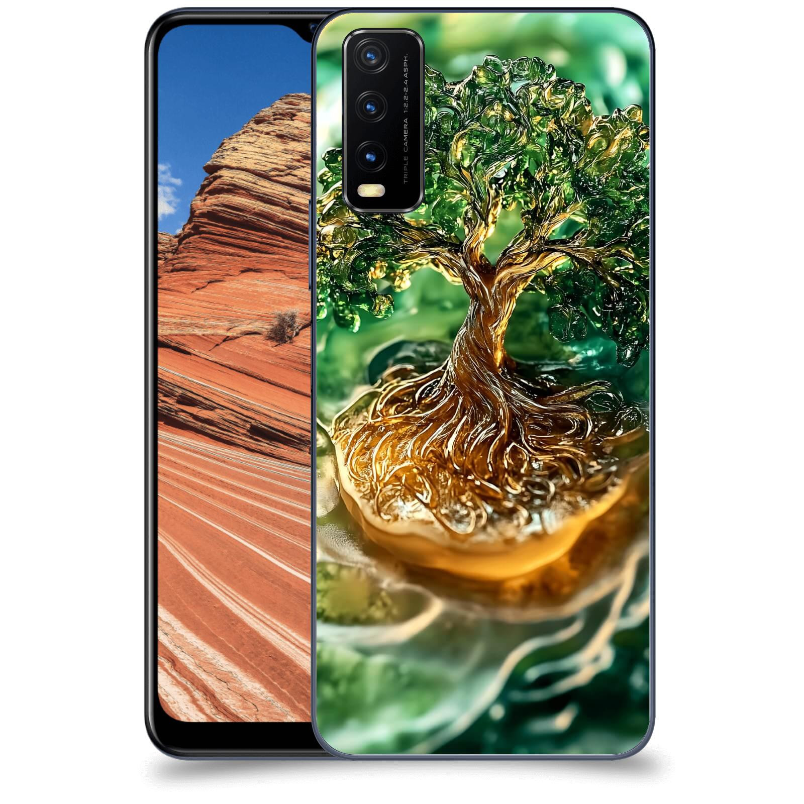 ACOVER Kryt na mobil Vivo Y20s - Golden Moss III
