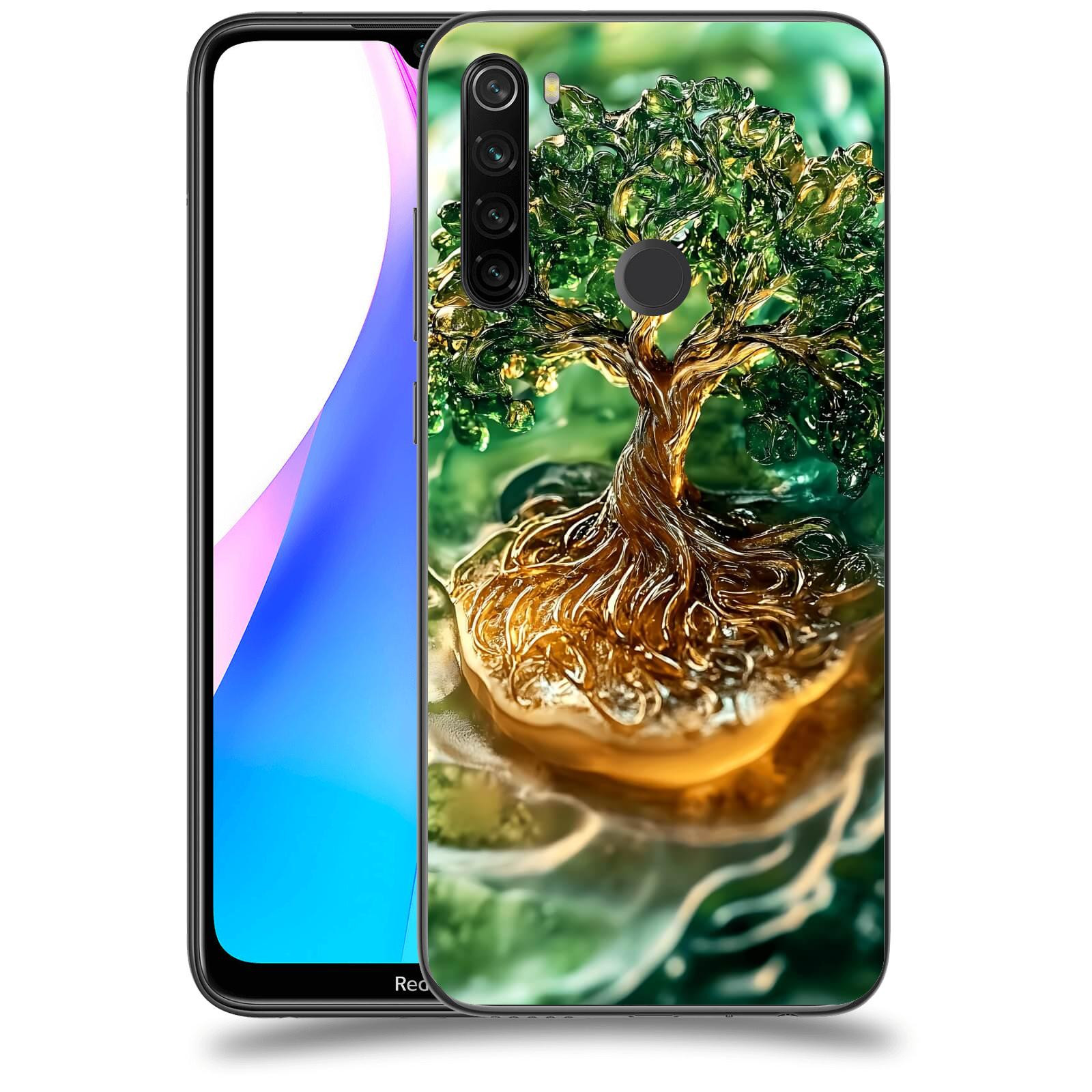 ACOVER Kryt na mobil Xiaomi Redmi Note 8T - Golden Moss III