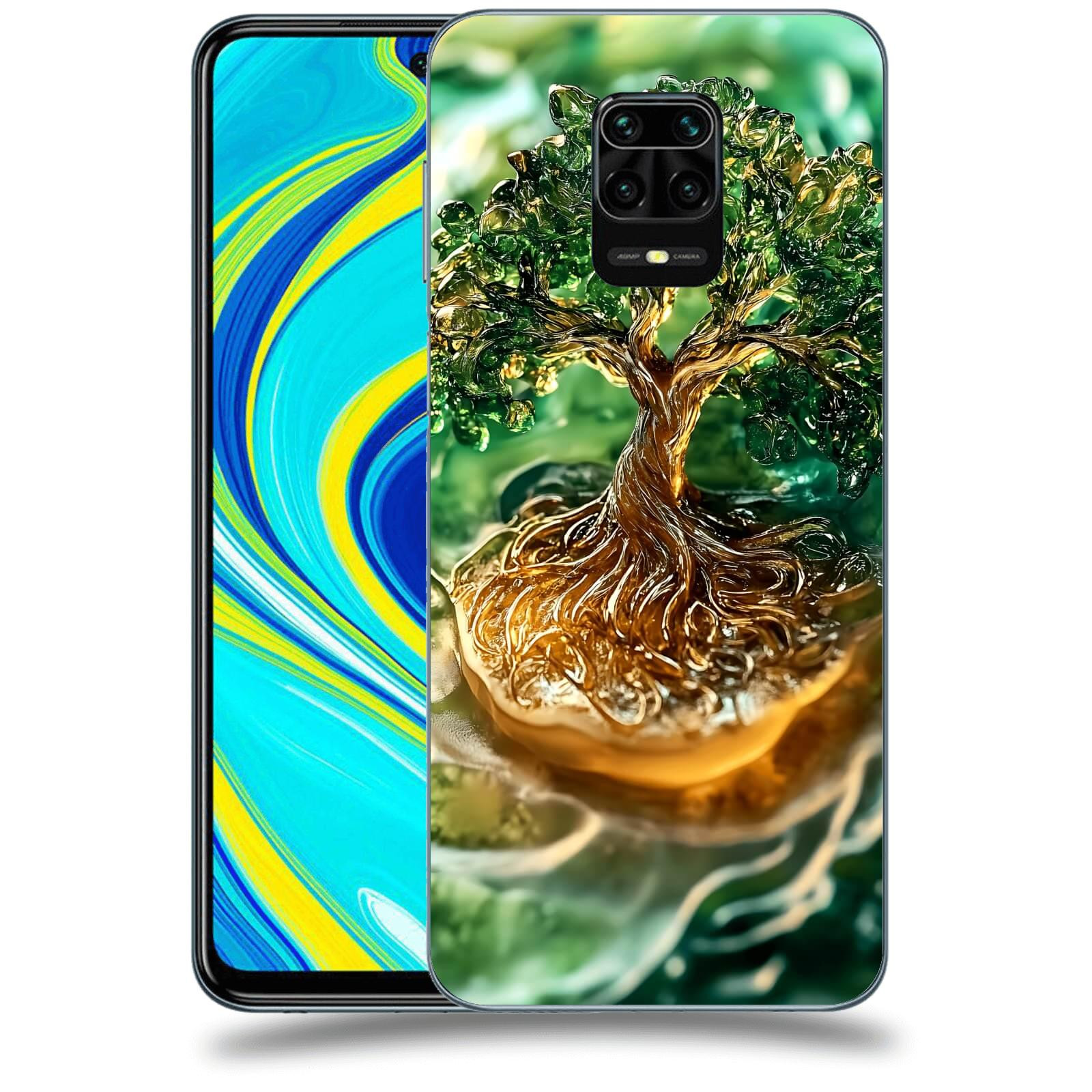 ACOVER Kryt na mobil Xiaomi Redmi Note 9S - Golden Moss III