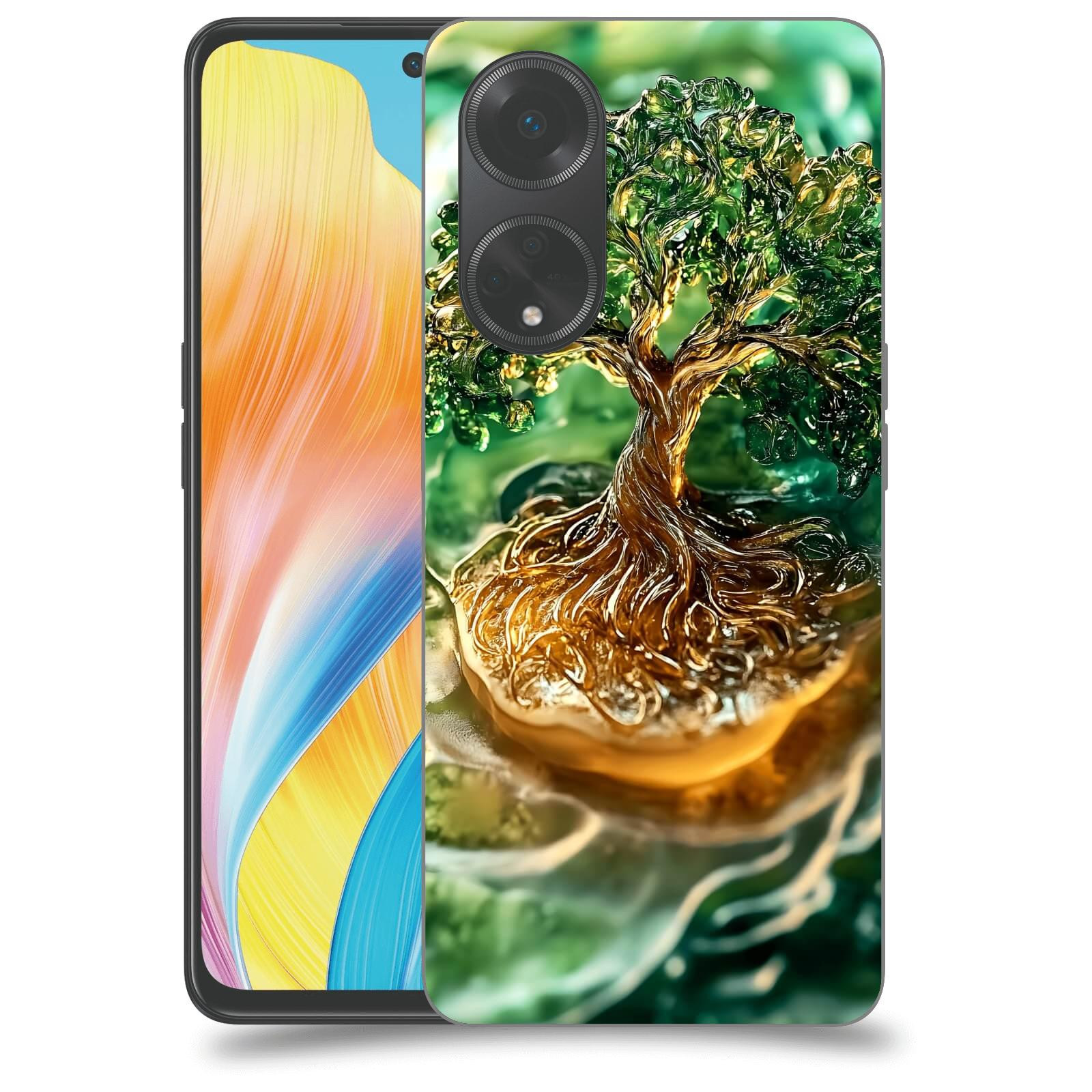 ACOVER Kryt na mobil OPPO A98 5G - Golden Moss III