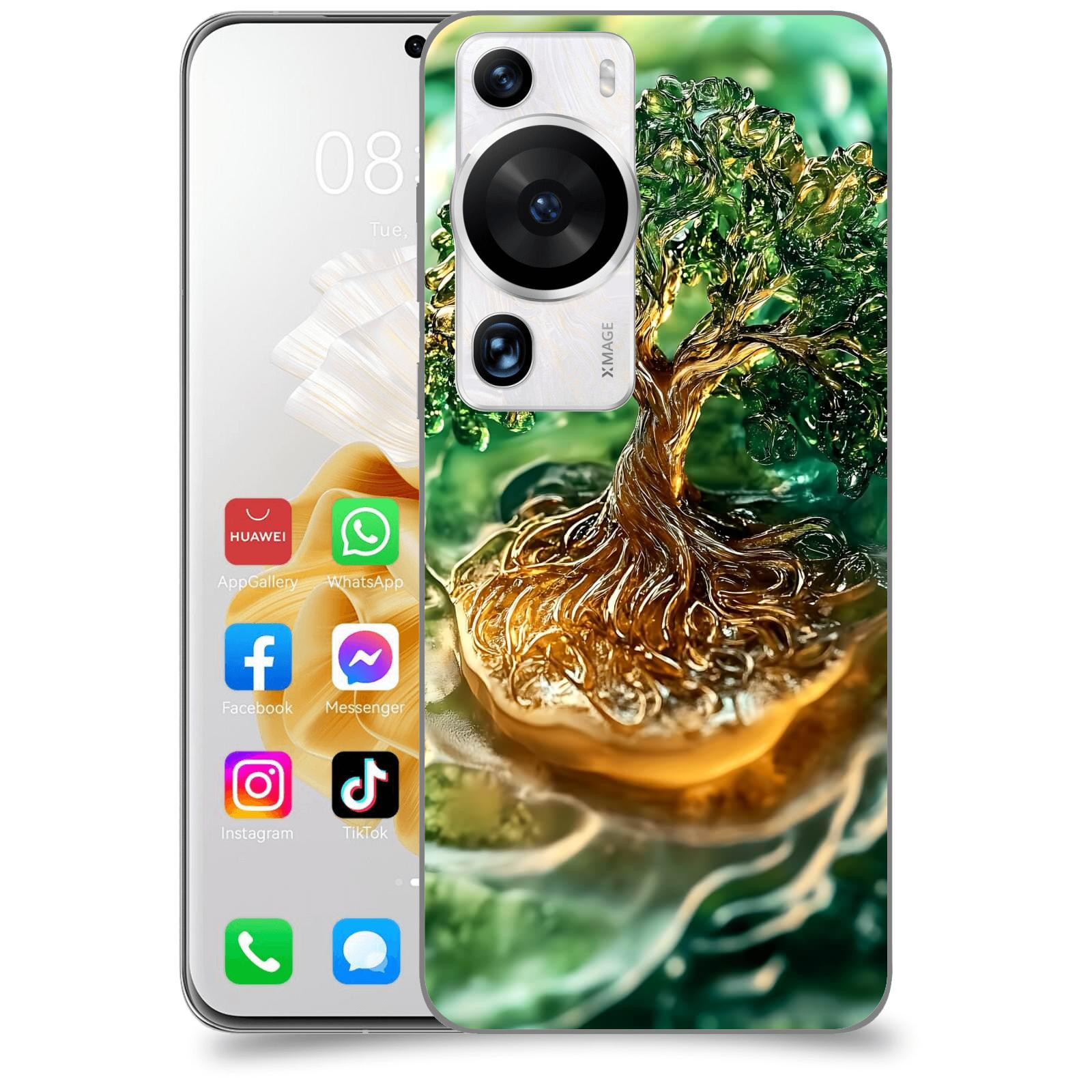 ACOVER Kryt na mobil Huawei P60 Pro - Golden Moss III