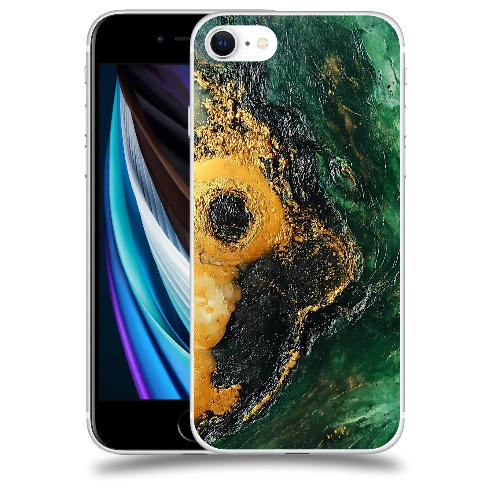 ACOVER Kryt na mobil Apple iPhone SE 2020 - Golden Moss IV