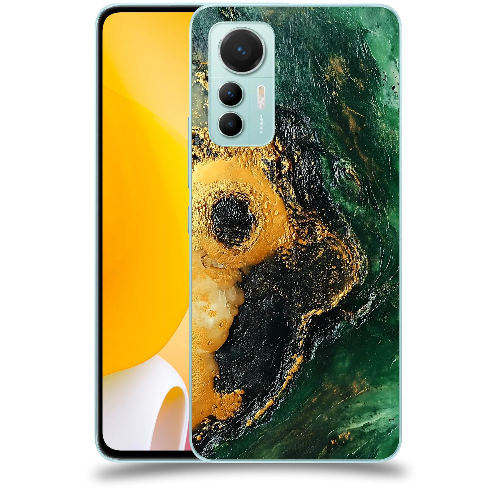 ACOVER Kryt na mobil Xiaomi 12 Lite - Golden Moss IV