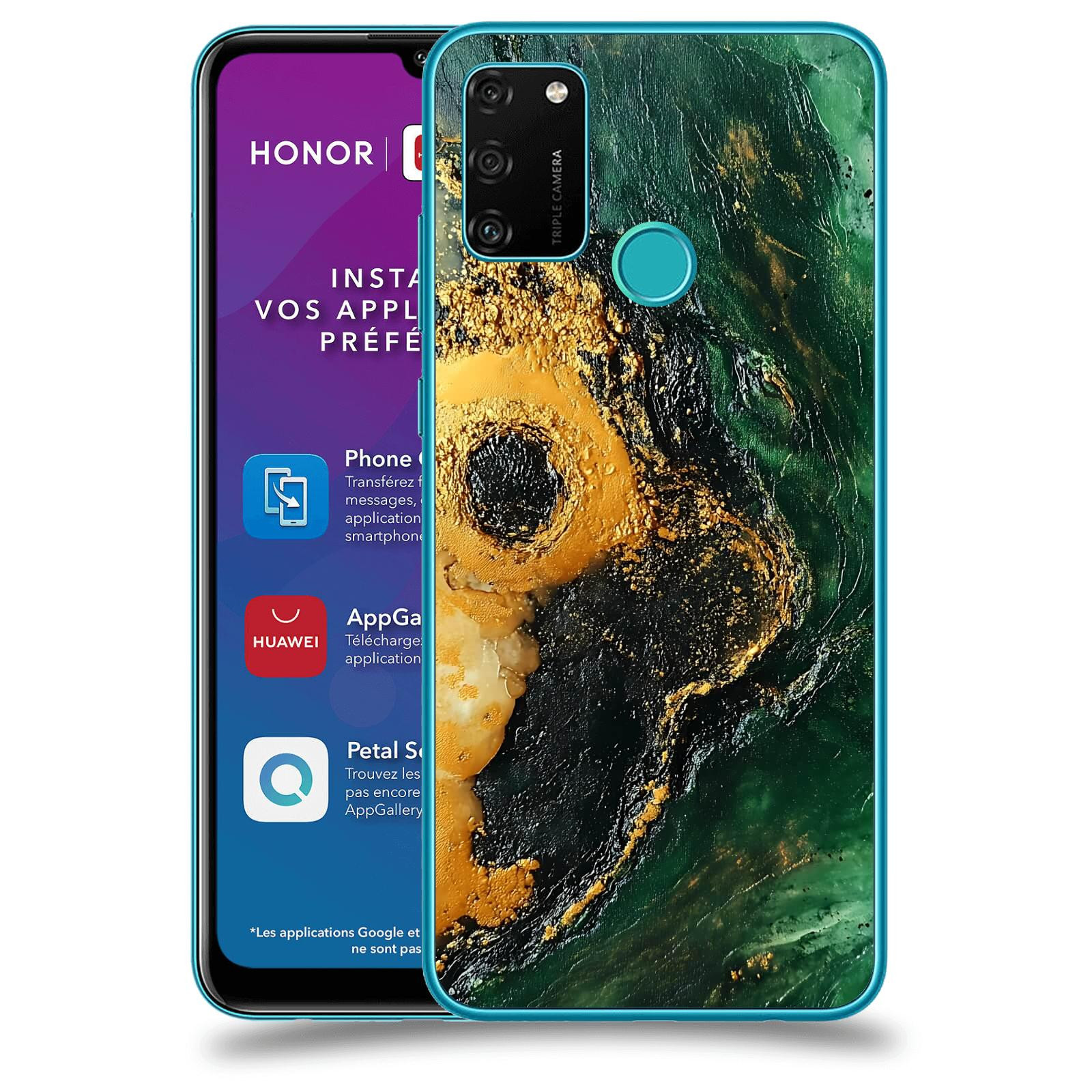 ACOVER Kryt na mobil Honor 9A - Golden Moss IV