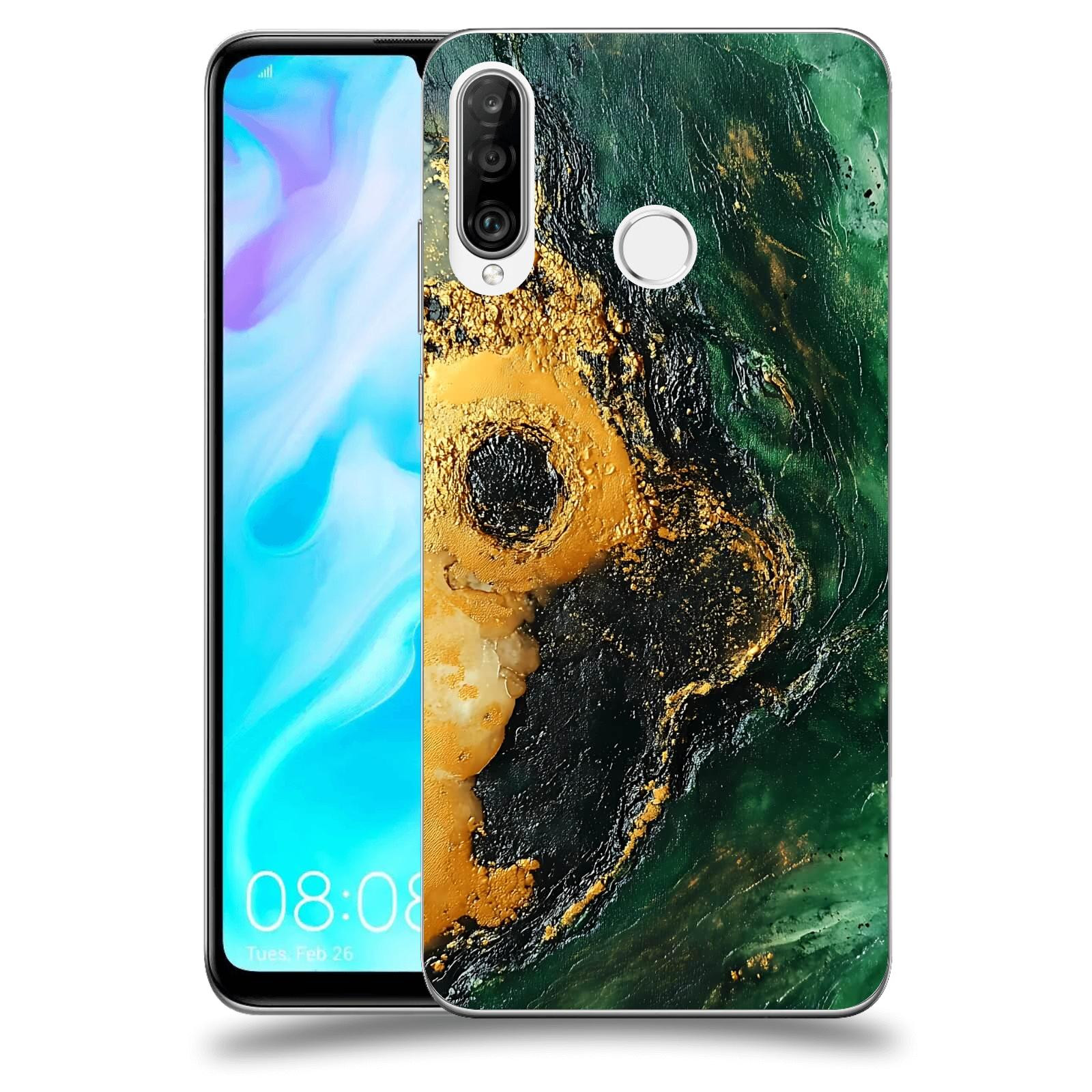 ACOVER Kryt na mobil Huawei P30 Lite - Golden Moss IV