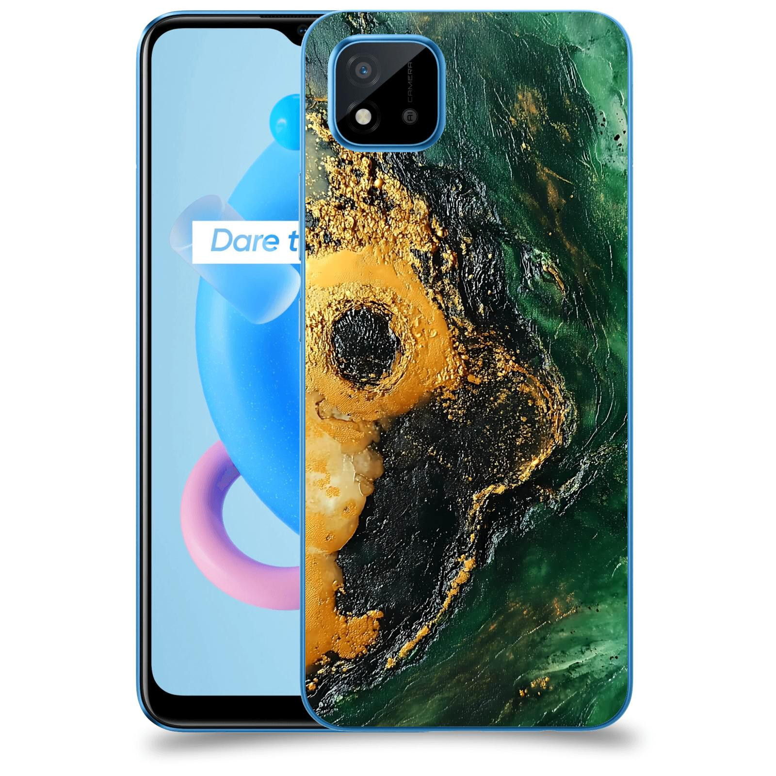 ACOVER Kryt na mobil Realme C11 (2021) - Golden Moss IV