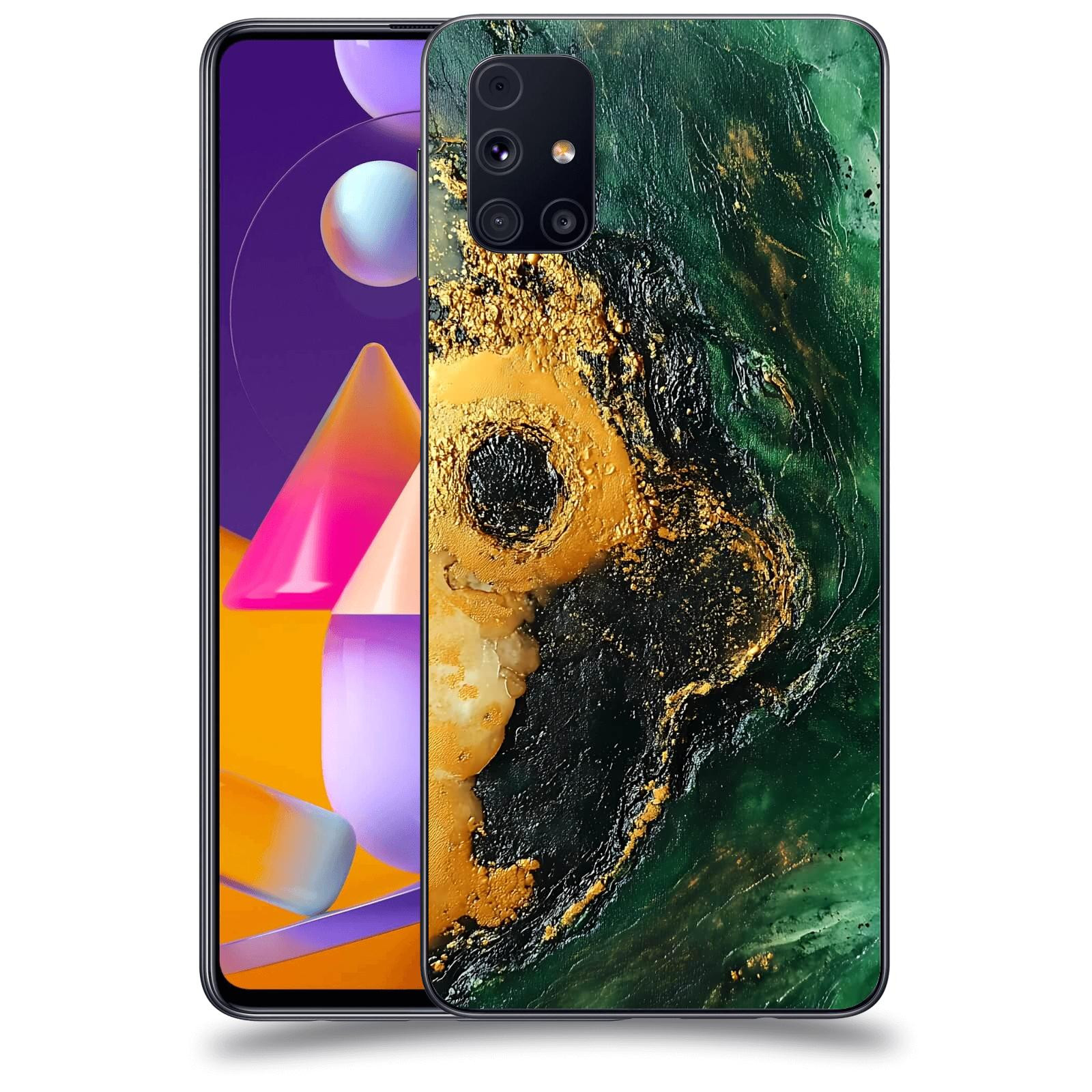 ACOVER Kryt na mobil Samsung Galaxy M31s - Golden Moss IV