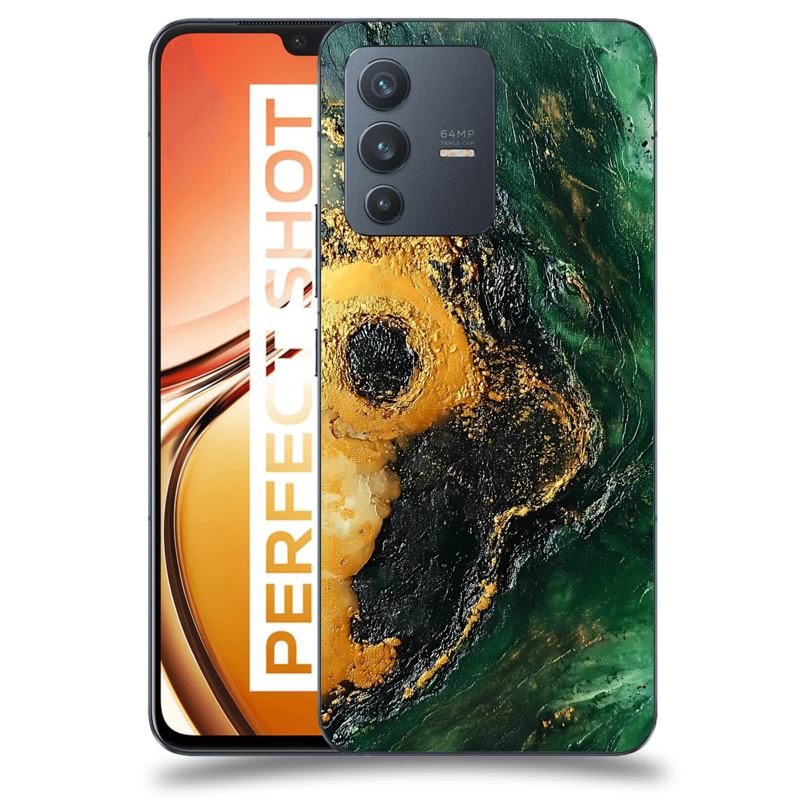 ACOVER Kryt na mobil Vivo V23 5G - Golden Moss IV