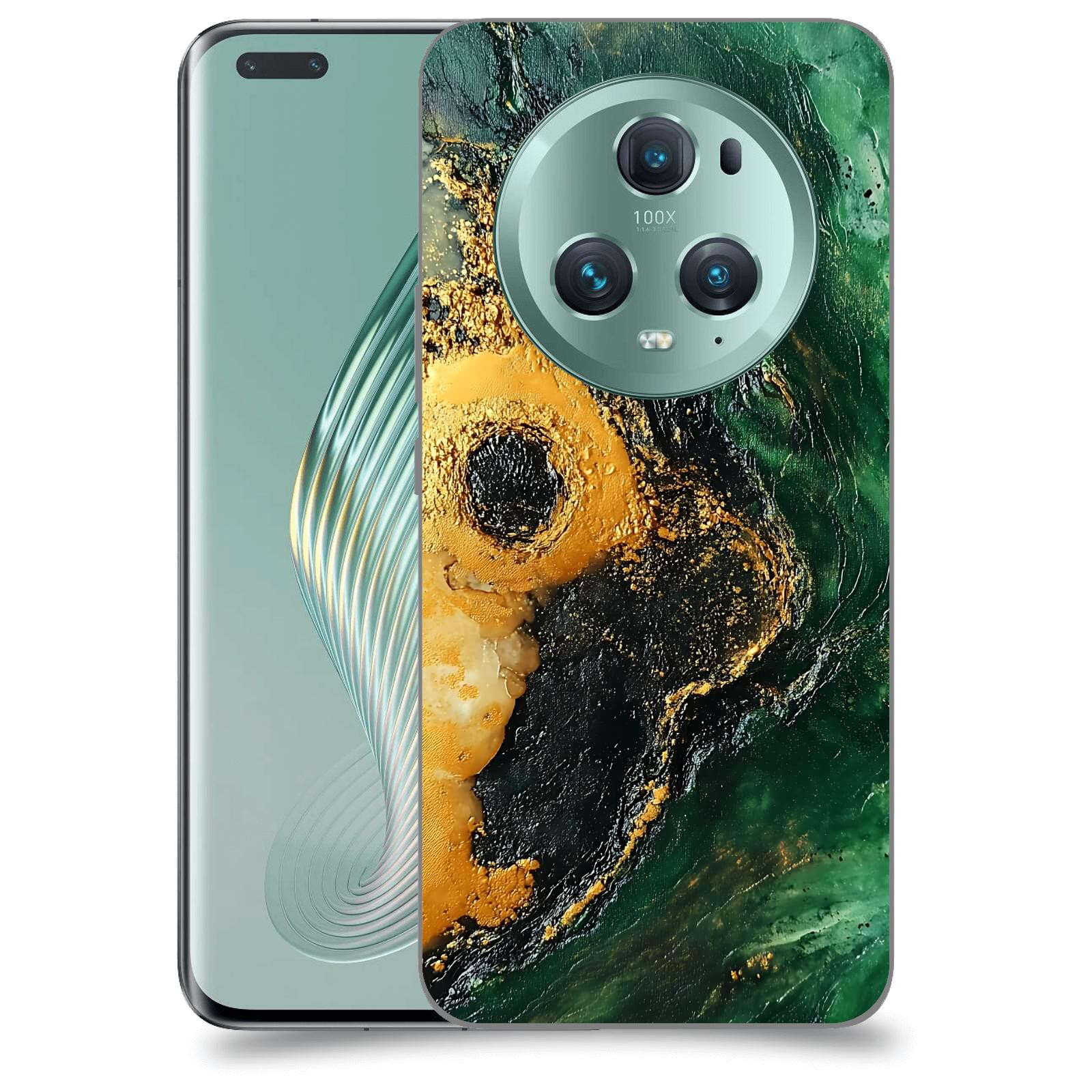 ACOVER Kryt na mobil Honor Magic5 Pro - Golden Moss IV