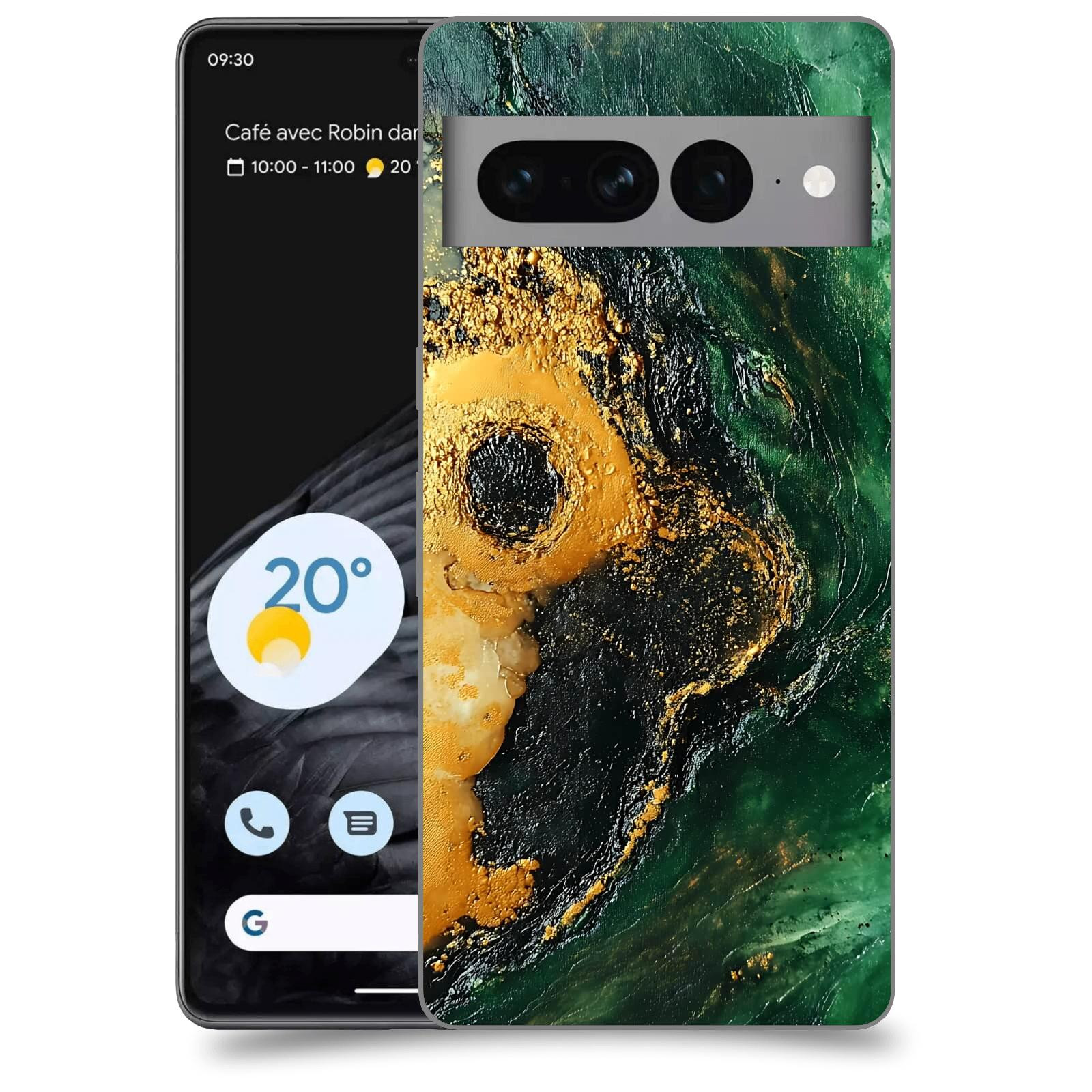 ACOVER Kryt na mobil Google pixel 7 pro - Golden Moss IV