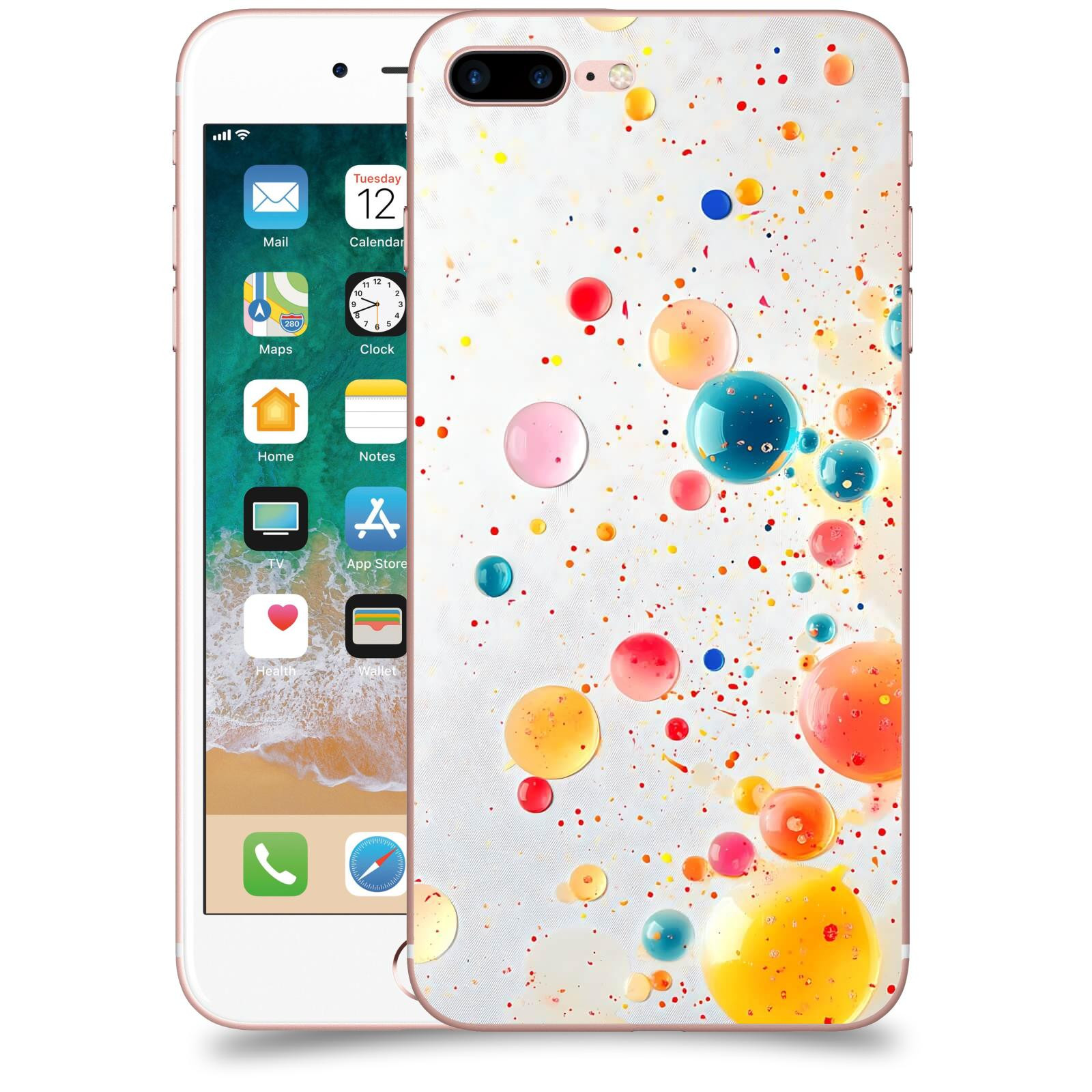 ACOVER Kryt na mobil Apple iPhone 7 Plus - Barevný výbuch