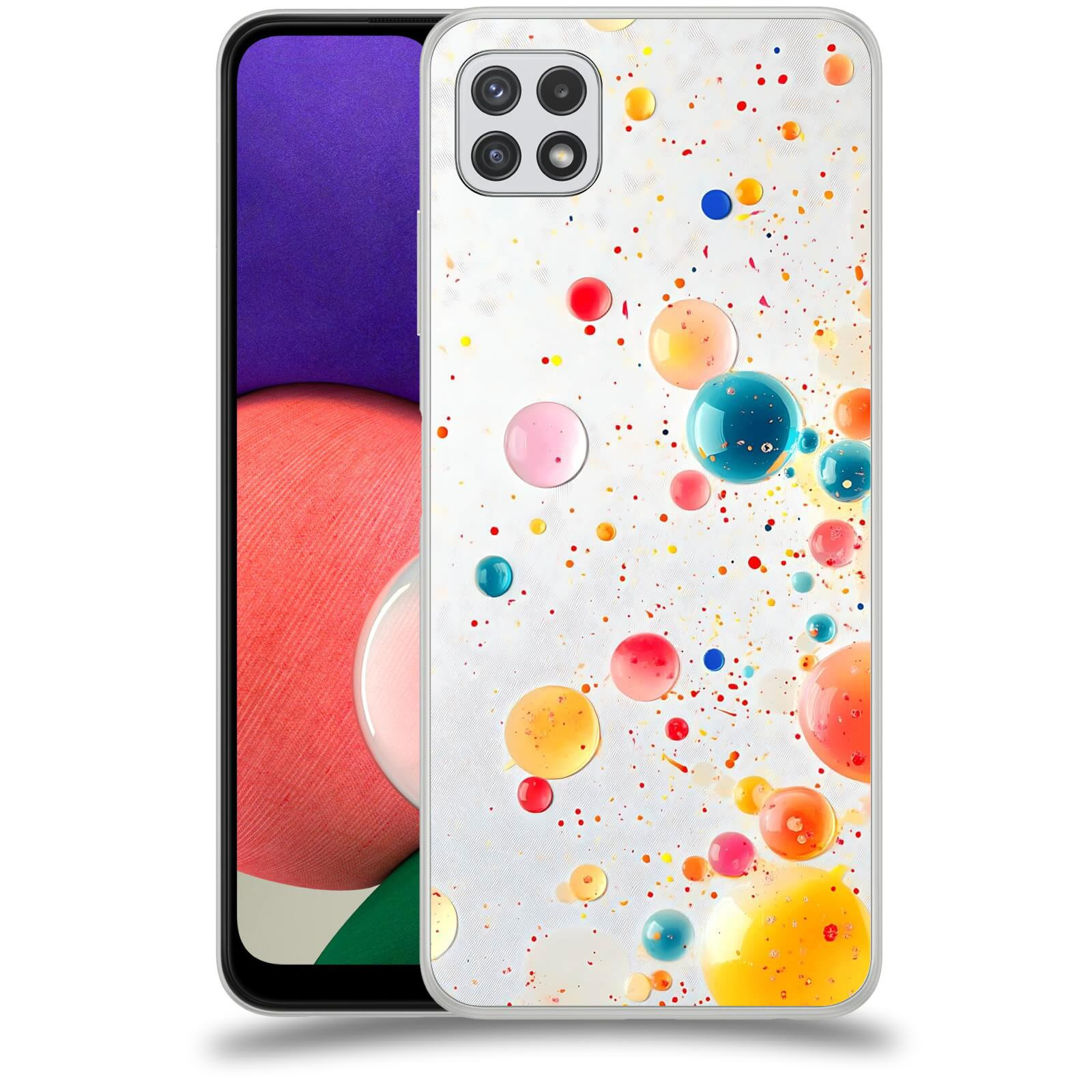 ACOVER Kryt na mobil Samsung Galaxy A22 A225F - Barevný výbuch