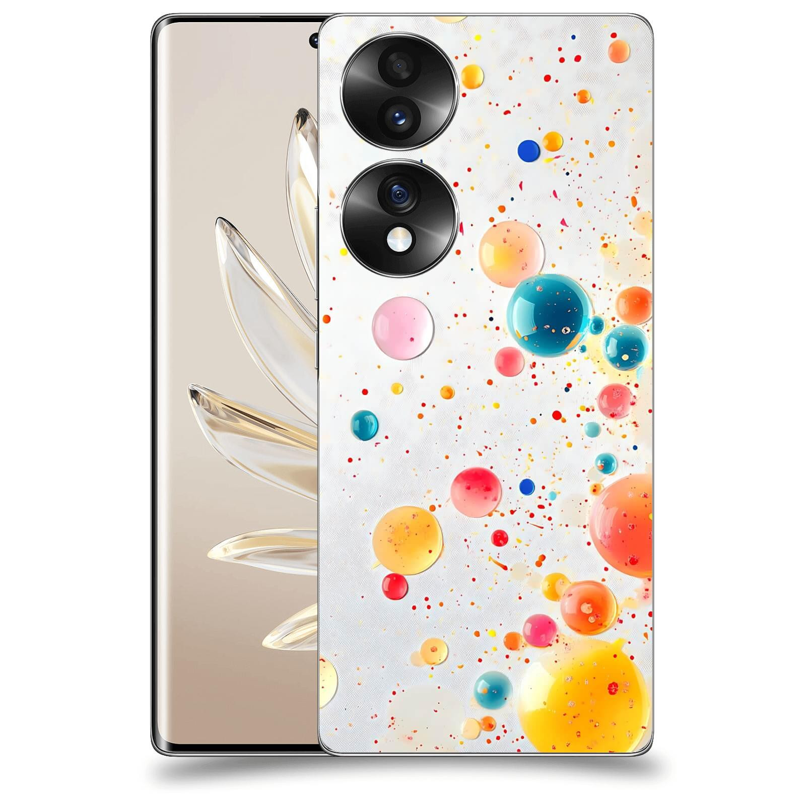 ACOVER Kryt na mobil Honor 70 - Barevný výbuch