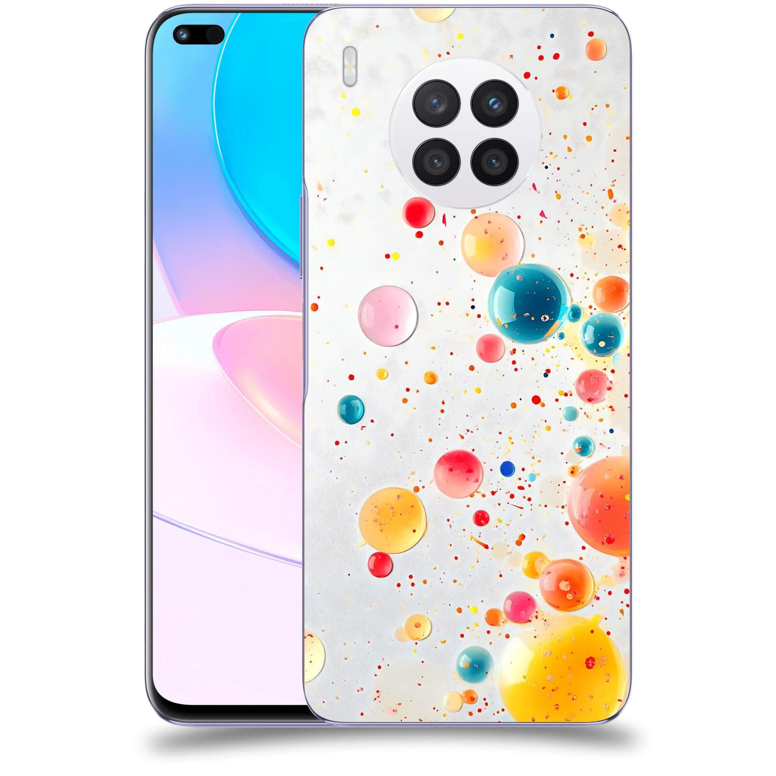 ACOVER Kryt na mobil Huawei Nova 8i - Barevný výbuch