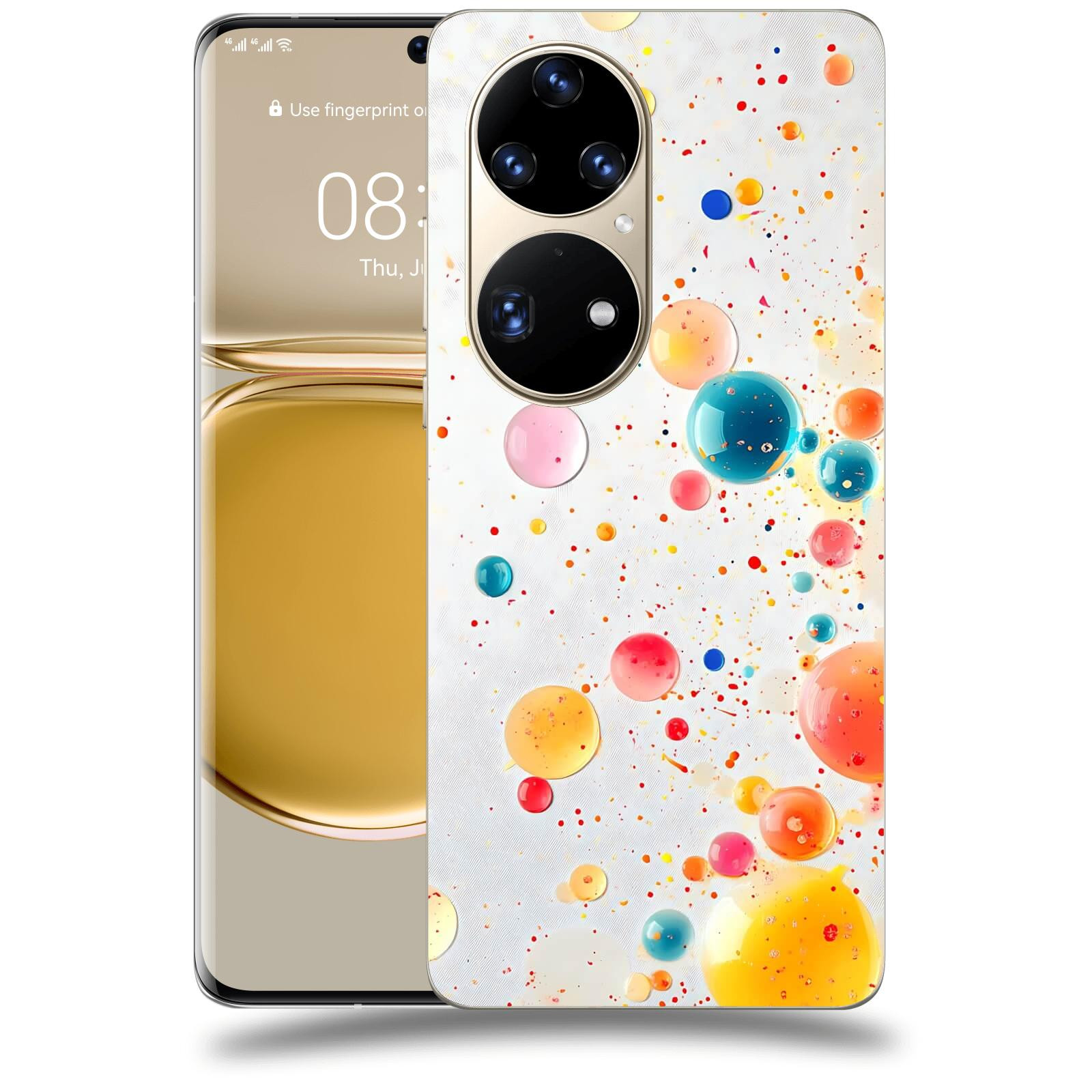 ACOVER Kryt na mobil Huawei P50 - Barevný výbuch