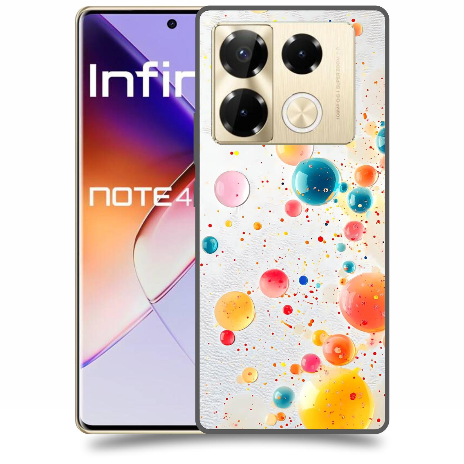 ACOVER Kryt na mobil Infinix Note 40 PRO - Barevný výbuch