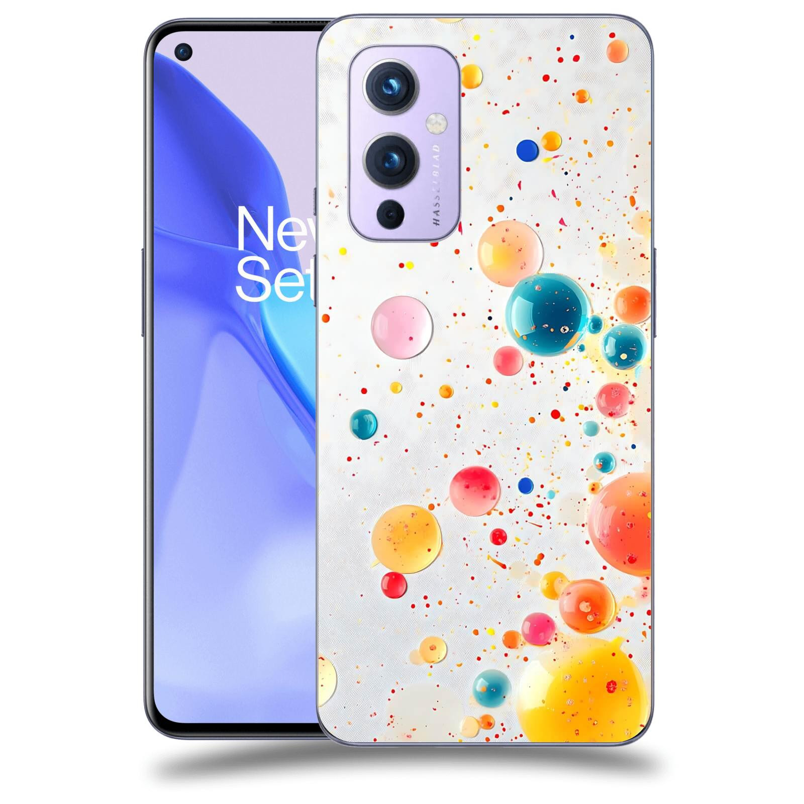 ACOVER Kryt na mobil OnePlus 9 - Barevný výbuch