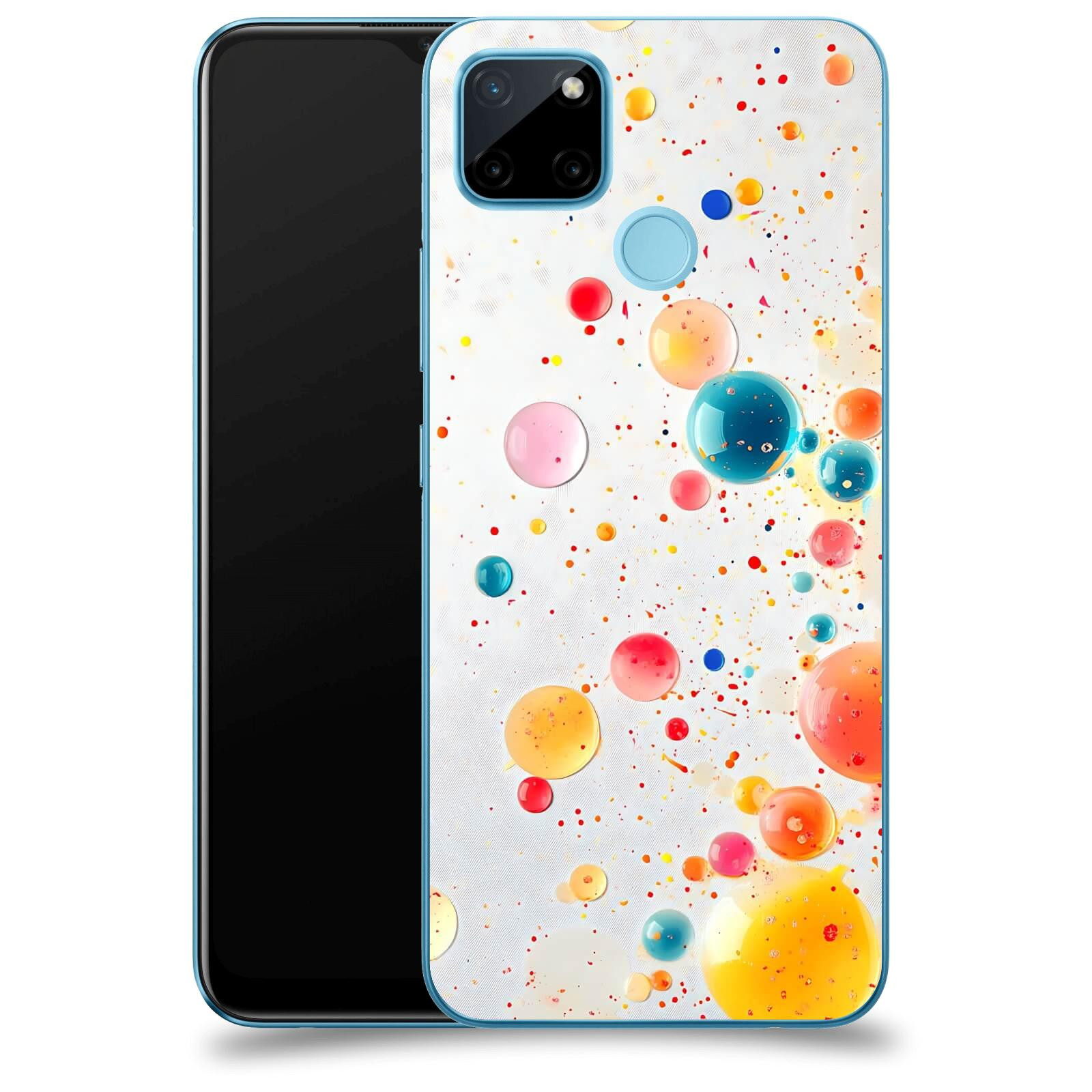 ACOVER Kryt na mobil Realme C21Y - Barevný výbuch