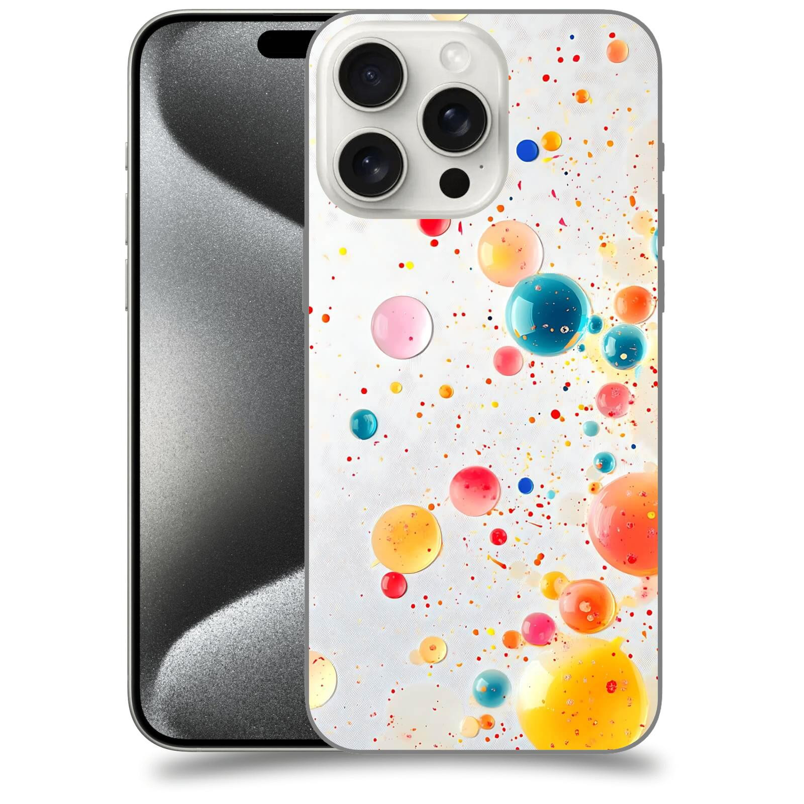 ACOVER Kryt na mobil Apple iPhone 15 pro max - Barevný výbuch