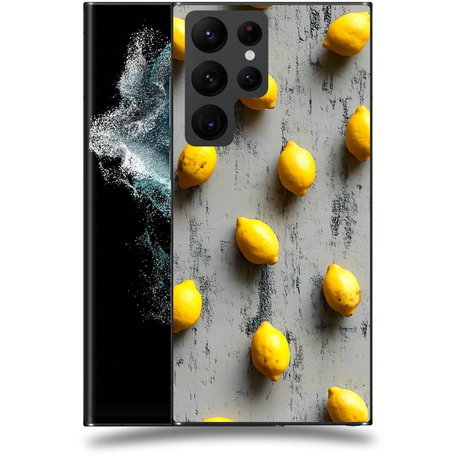 ACOVER Kryt na mobil Samsung Galaxy S22 Ultra 5G - Citrusová harmonie