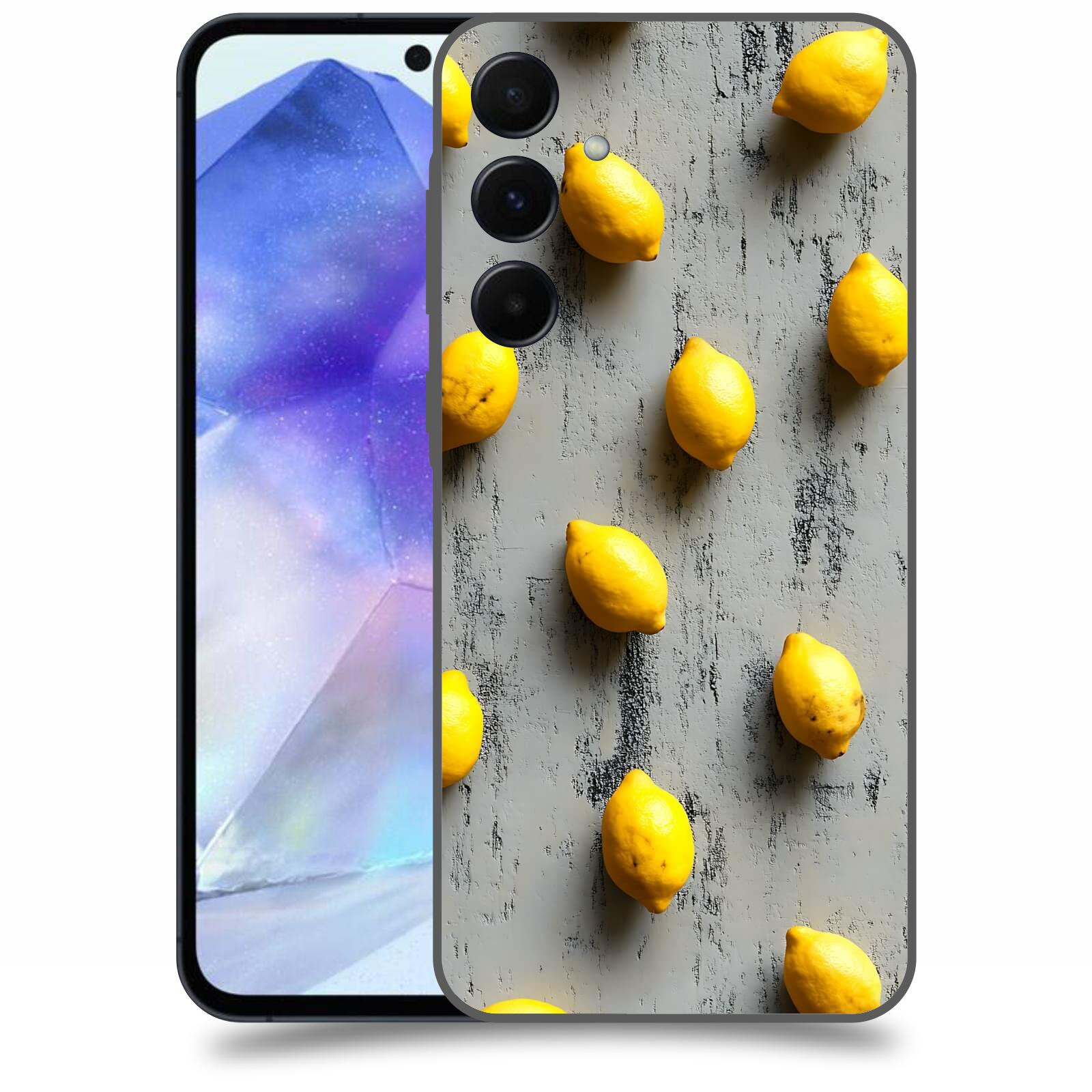 ACOVER Kryt na mobil Samsung Galaxy A55 5G - Citrusová harmonie