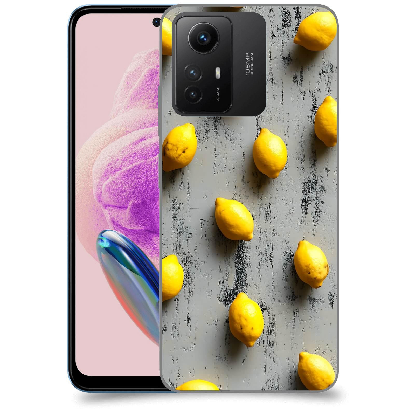 ACOVER Kryt na mobil Xiaomi Redmi Note 12S - Citrusová harmonie