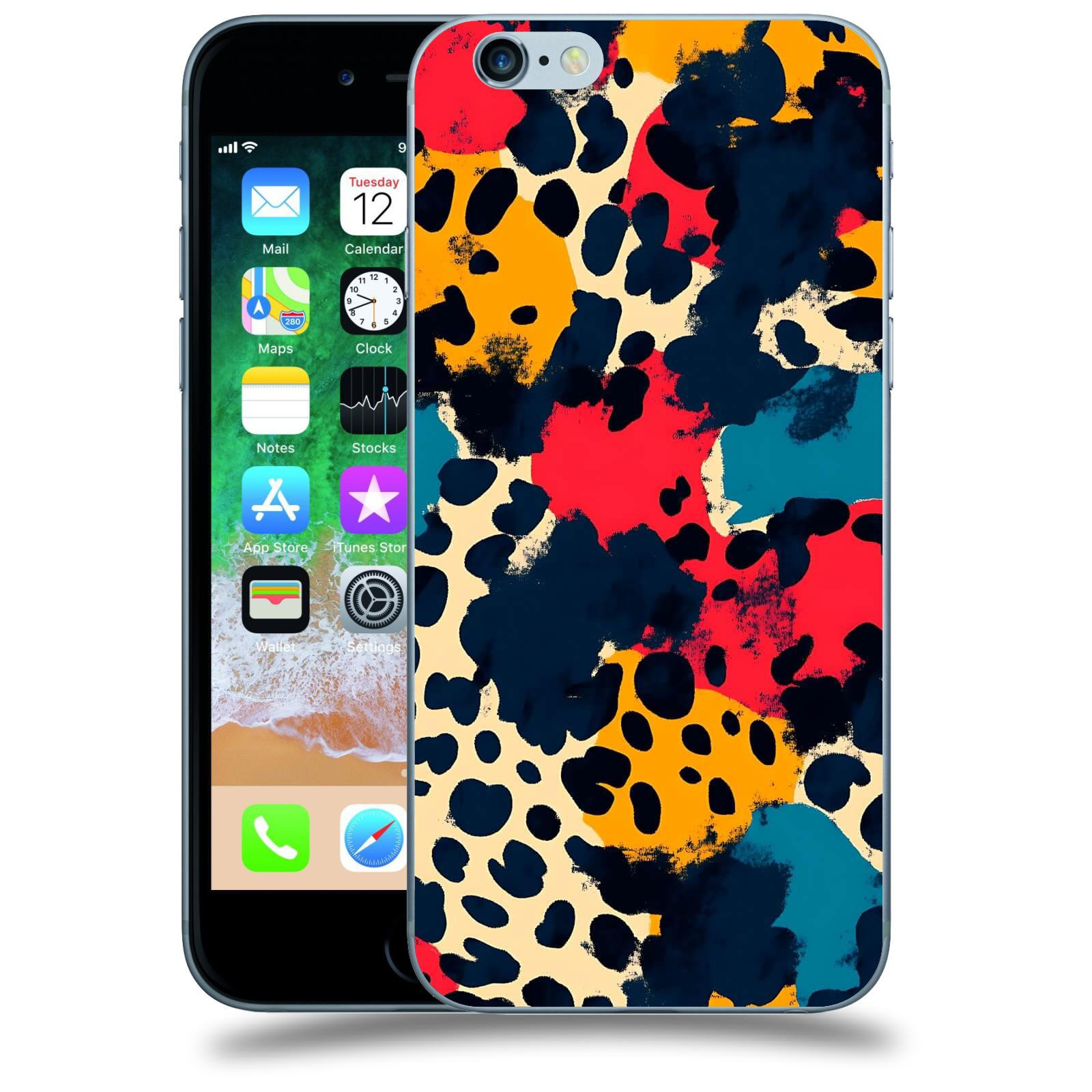 ACOVER Kryt na mobil Apple iPhone 6/6S - Divoká abstrakce