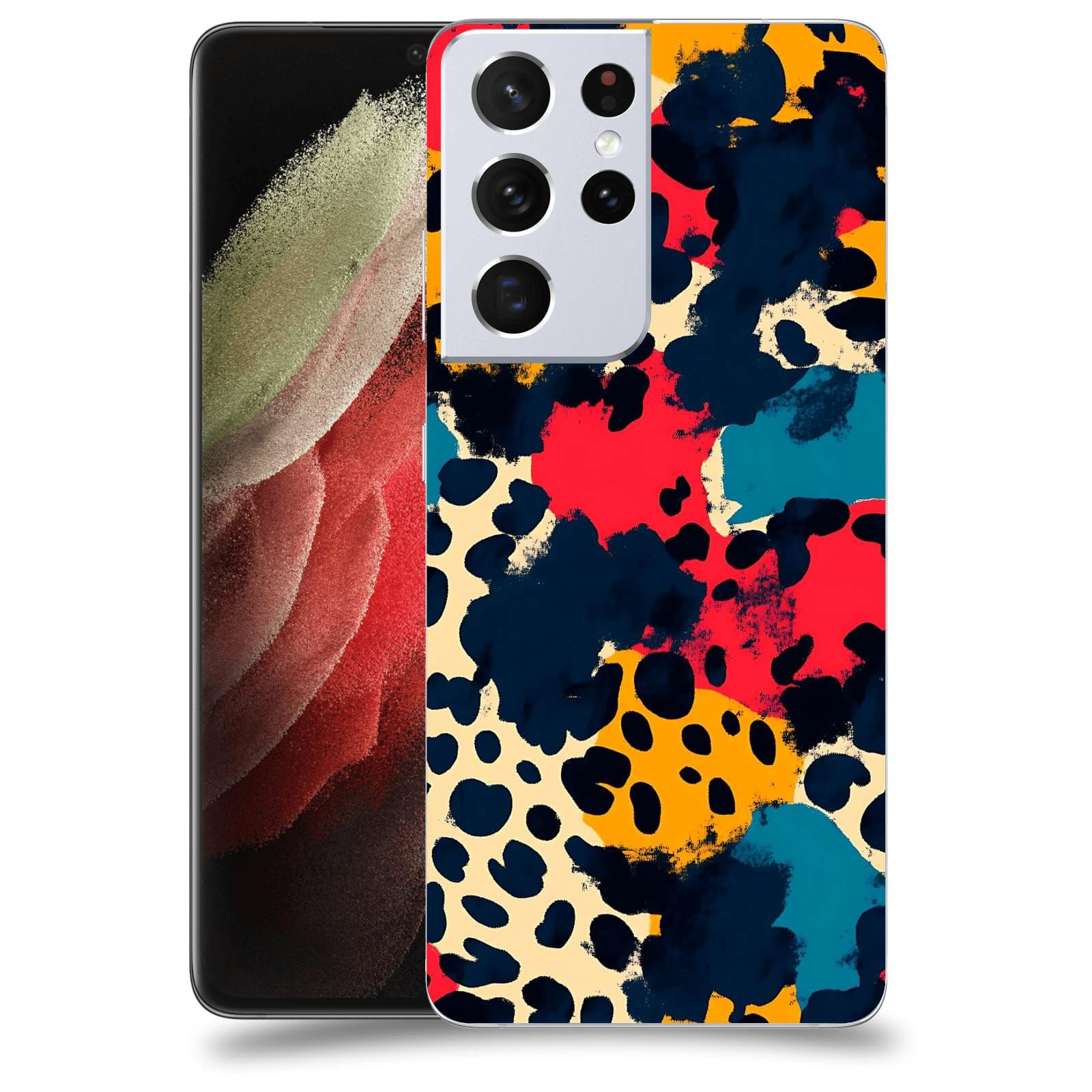 ACOVER Kryt na mobil Samsung Galaxy S21 Ultra 5G G998B - Divoká abstrakce