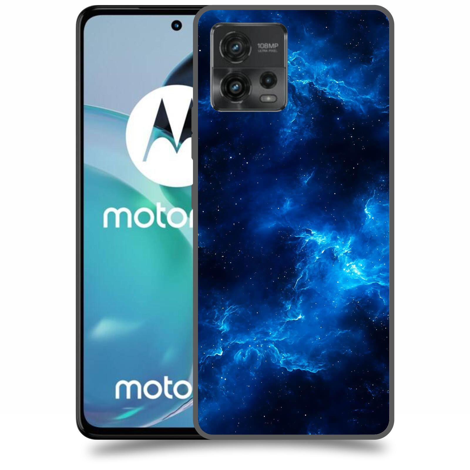 ACOVER Kryt na mobil Motorola Moto G72 - Elektrická mlhovina