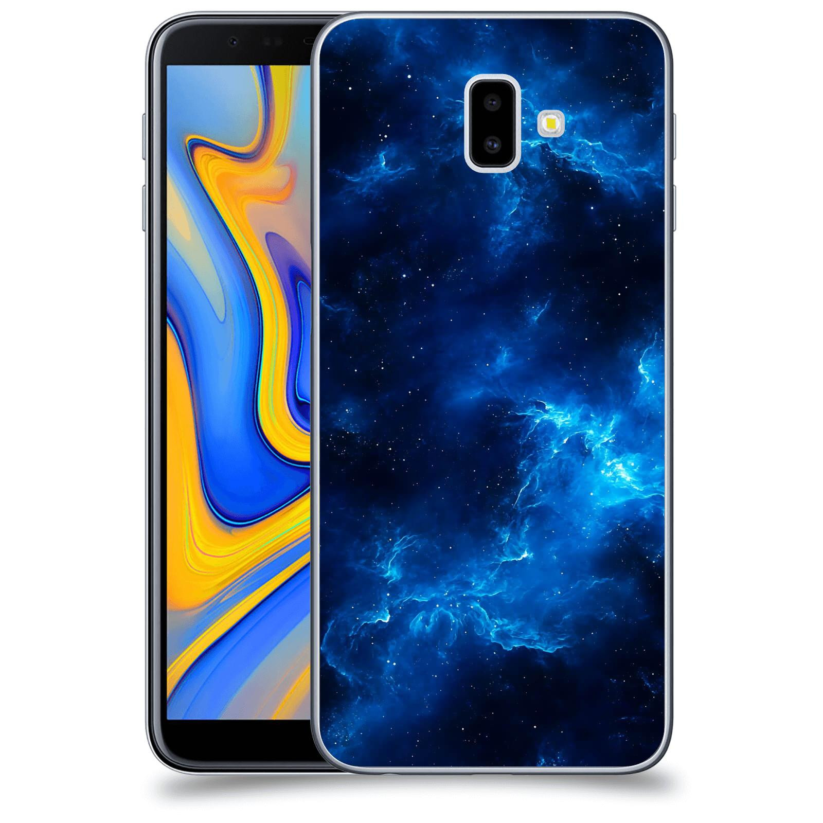 ACOVER Kryt na mobil Samsung Galaxy J6+ J610F - Elektrická mlhovina