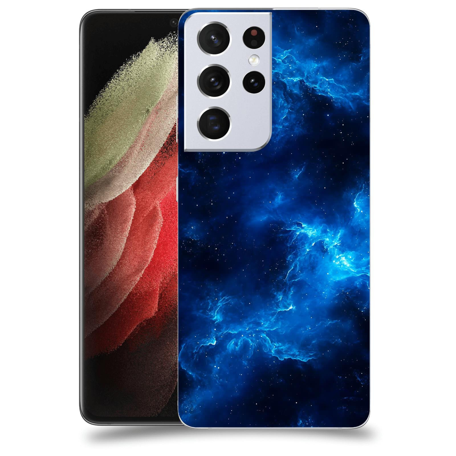 ACOVER Kryt na mobil Samsung Galaxy S21 Ultra 5G G998B - Elektrická mlhovina
