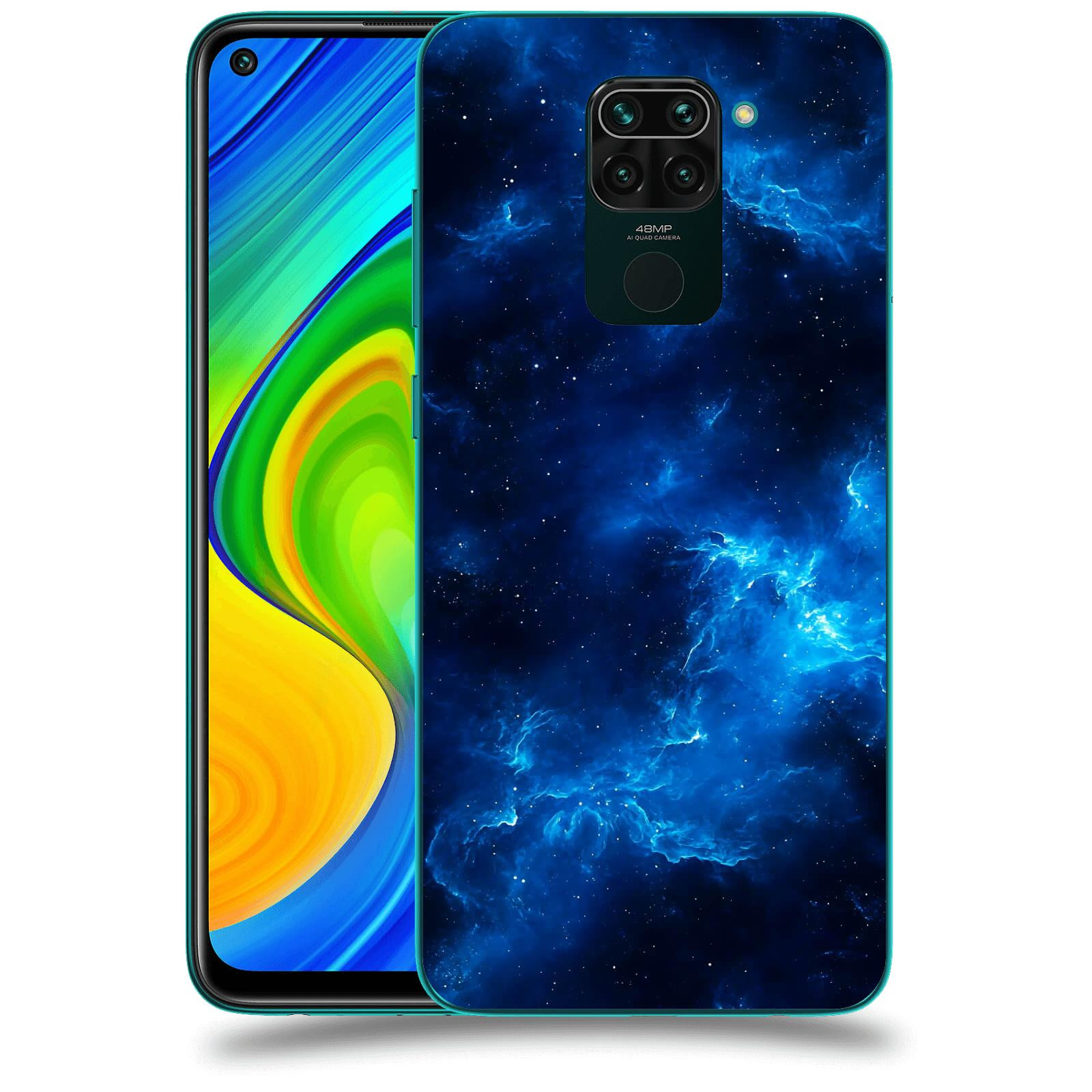 ACOVER Kryt na mobil Xiaomi Redmi Note 9 - Elektrická mlhovina