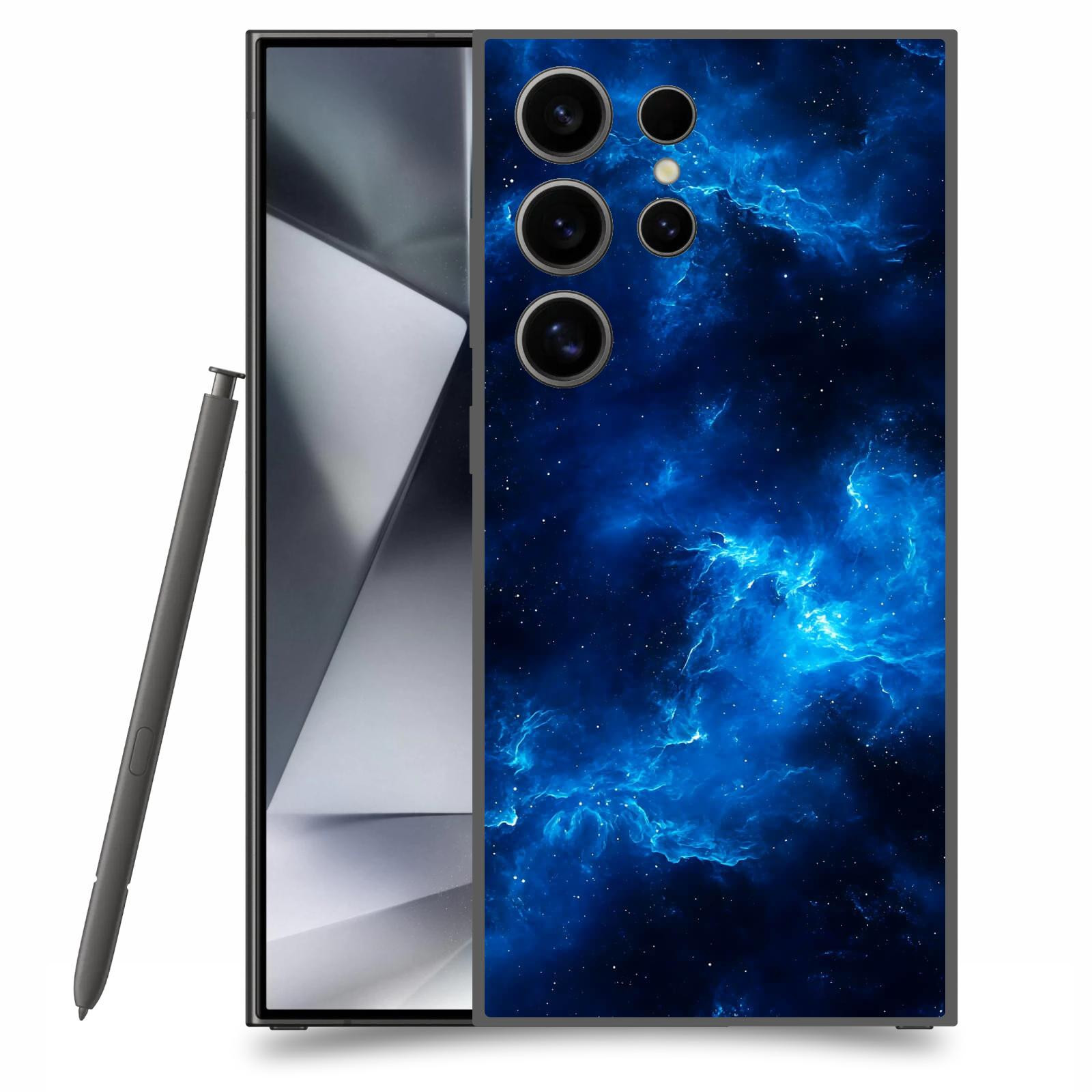 ACOVER Kryt na mobil Samsung Galaxy S24 Ultra - Elektrická mlhovina