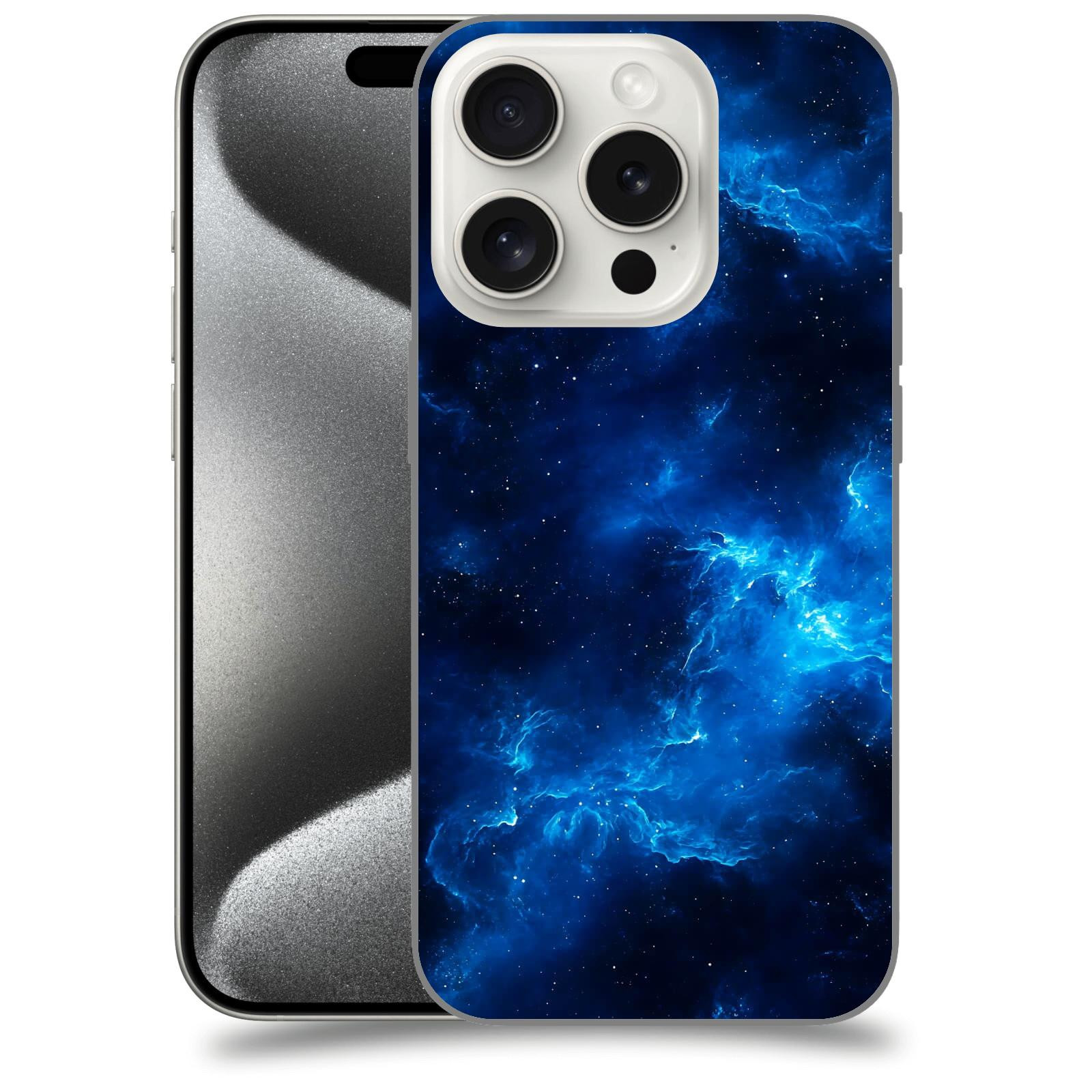 ACOVER Kryt na mobil Apple iPhone 15 pro - Elektrická mlhovina