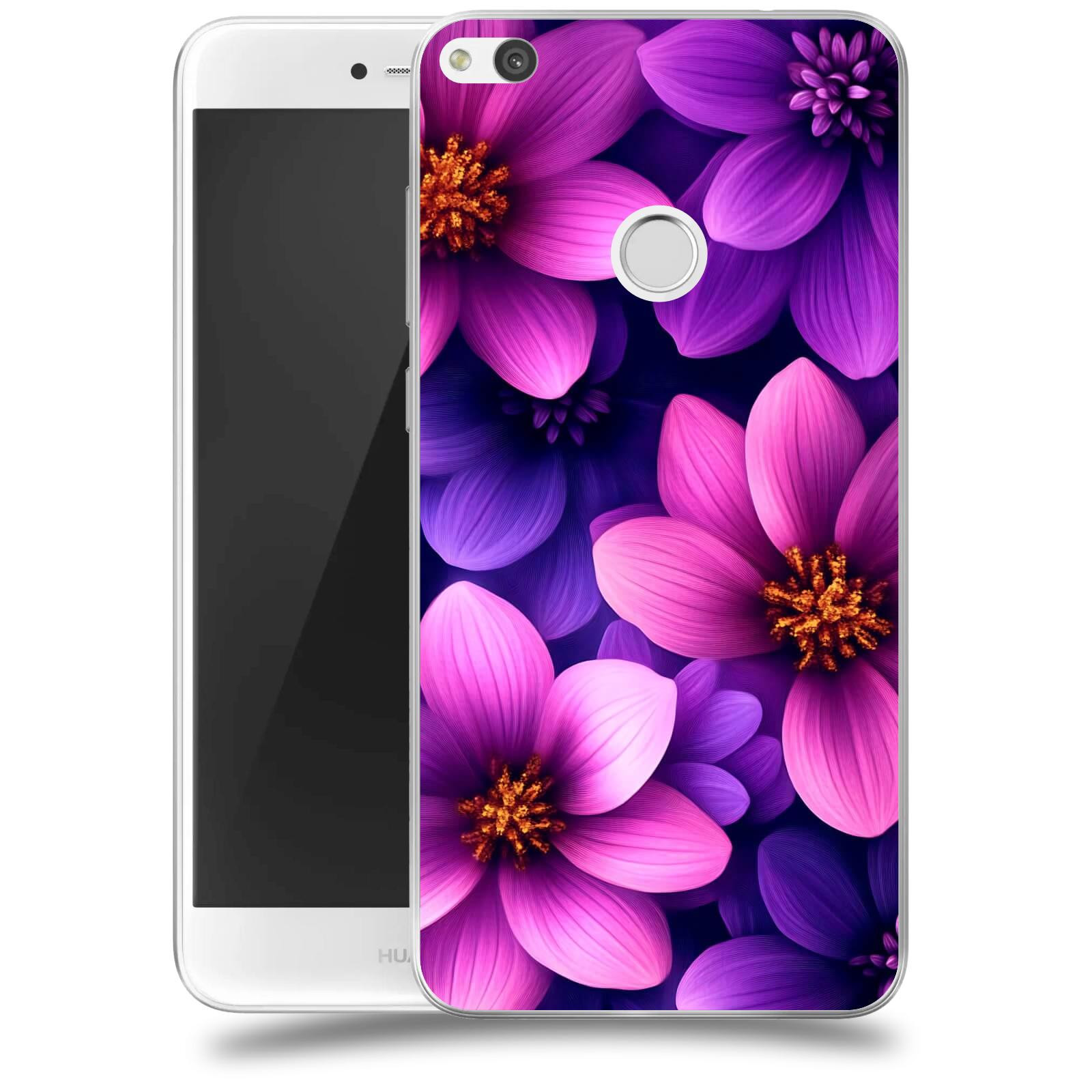 ACOVER Kryt na mobil Huawei P9 Lite 2017 - Fialové květiny