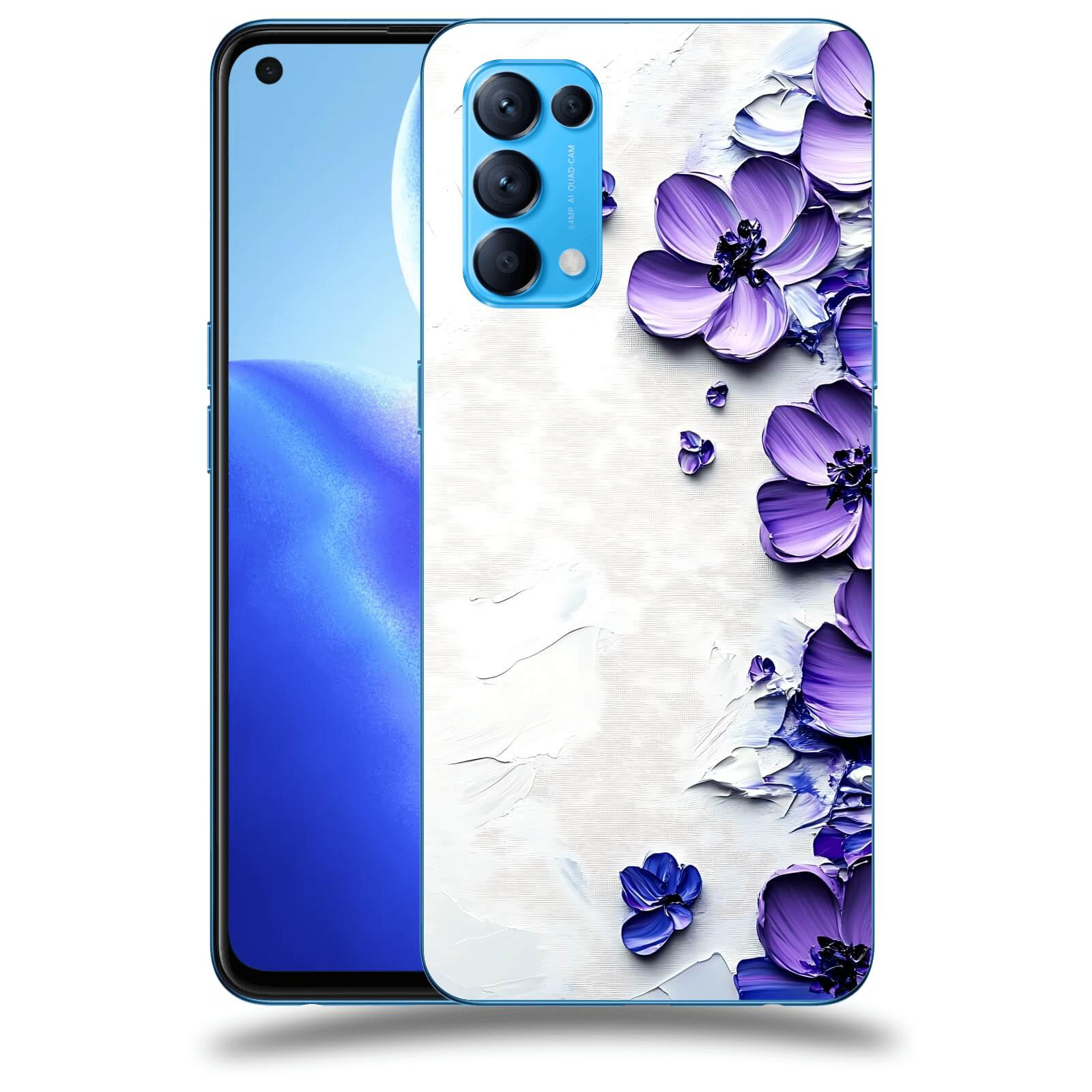 ACOVER Kryt na mobil OPPO Reno 5 5G - Hluboká elegance