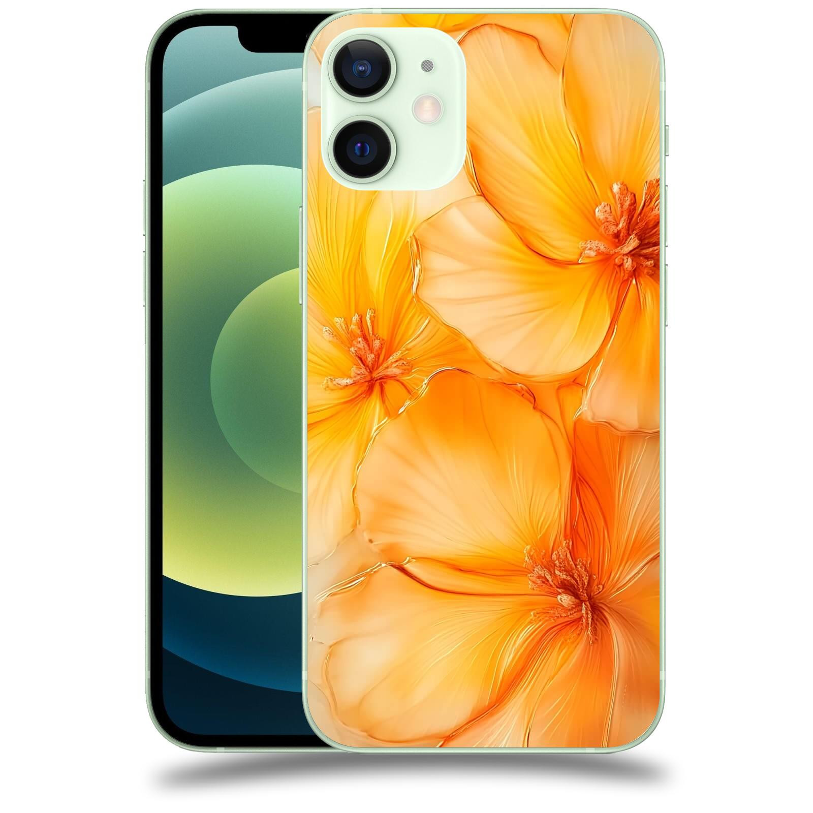 ACOVER Kryt na mobil Apple iPhone 12 mini - Jantarová něžnost