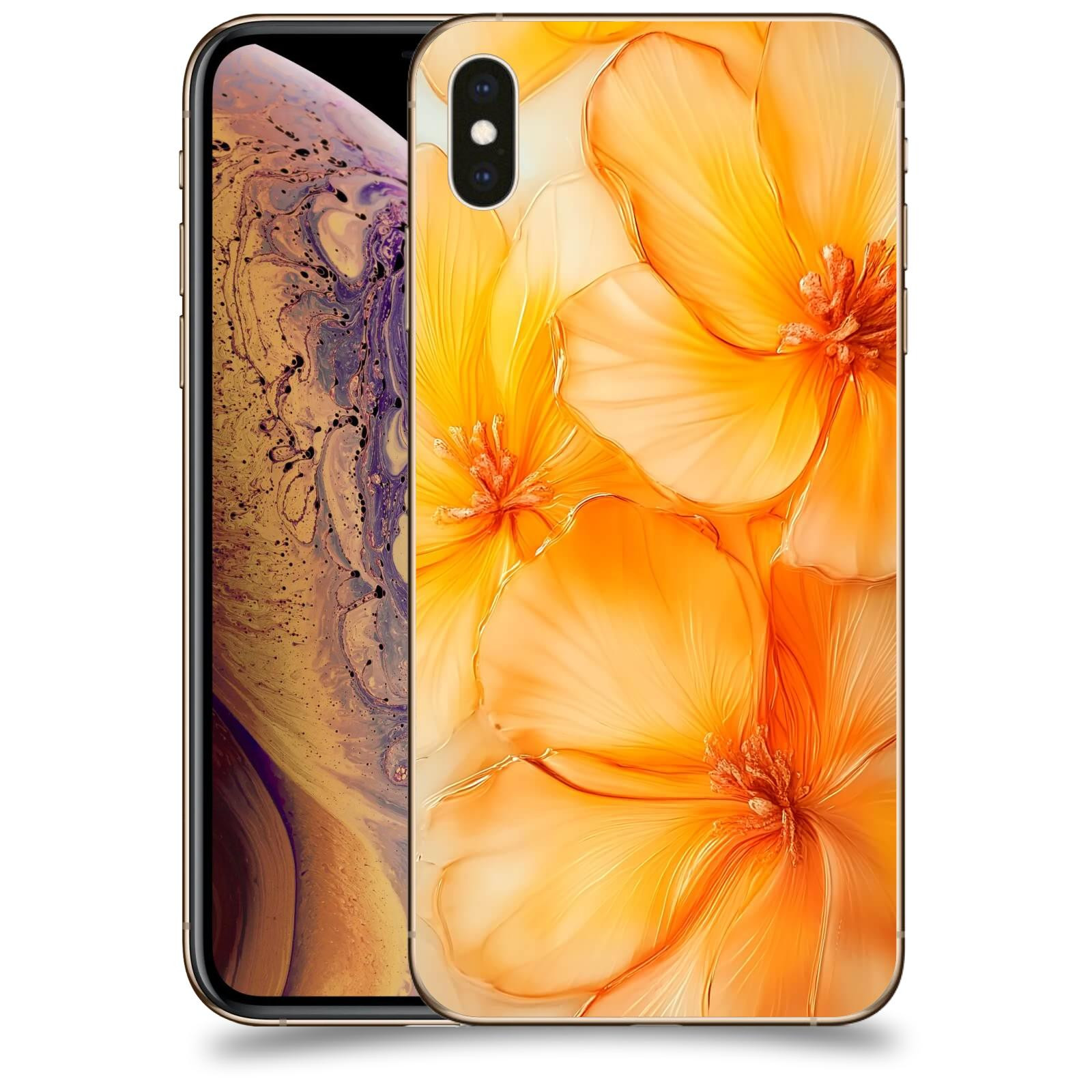 ACOVER Kryt na mobil Apple iPhone XS Max - Jantarová něžnost