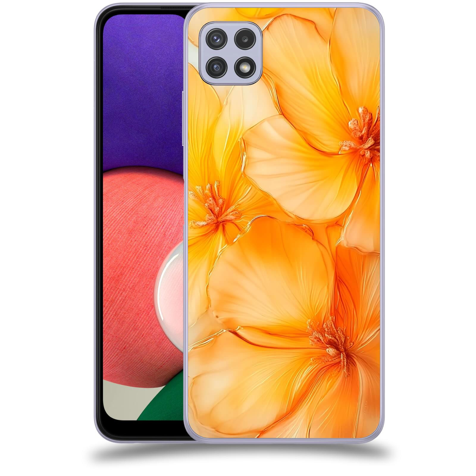 ACOVER Kryt na mobil Samsung Galaxy A22 5G A226B - Jantarová něžnost