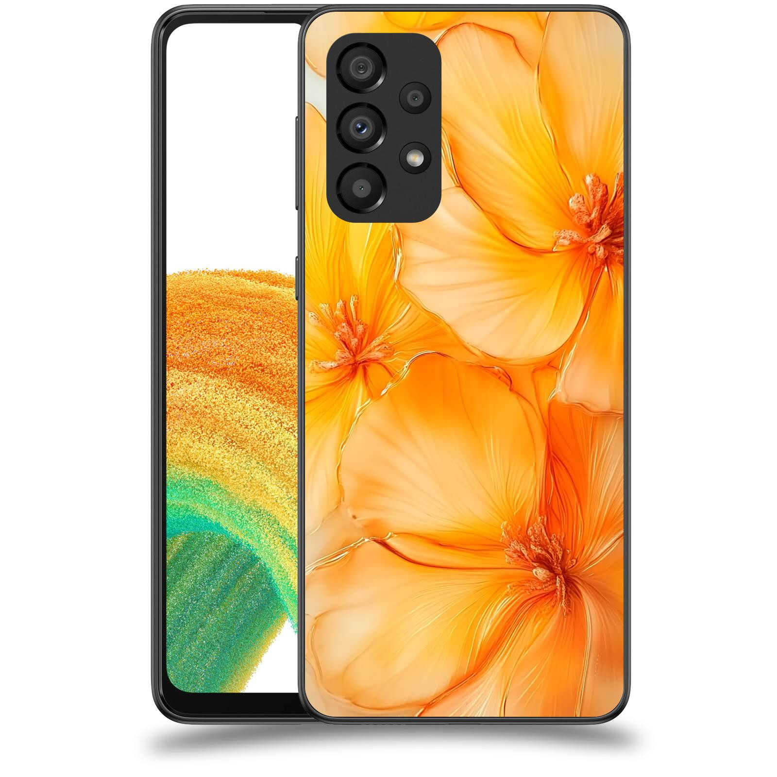 ACOVER Kryt na mobil Samsung Galaxy A33 5G A336 - Jantarová něžnost