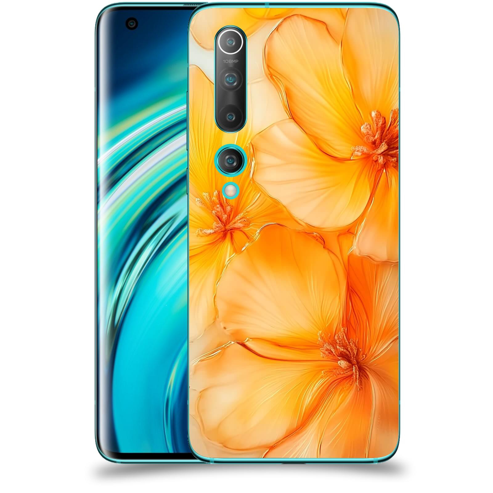 ACOVER Kryt na mobil Xiaomi Mi 10 - Jantarová něžnost