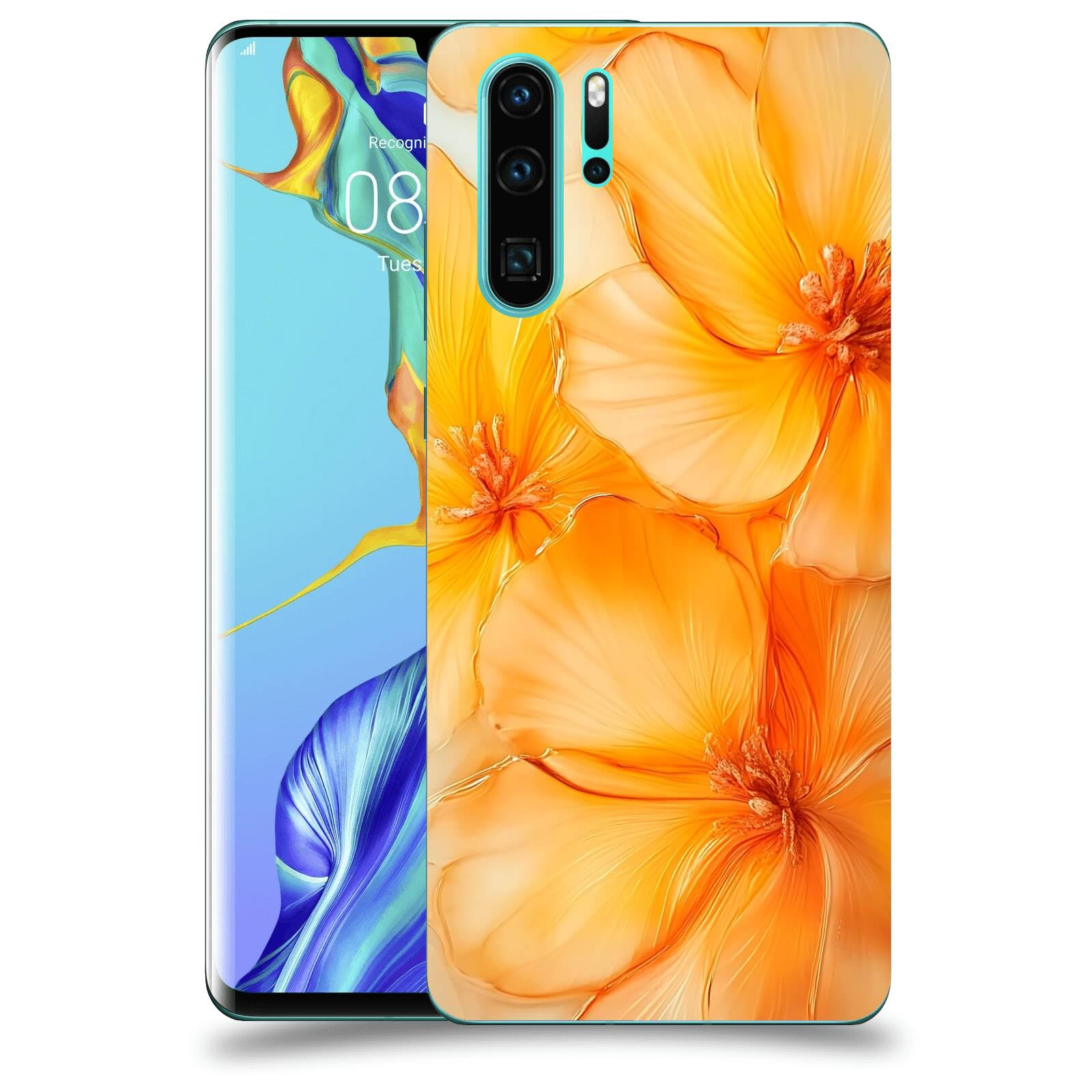 ACOVER Kryt na mobil Huawei P30 Pro - Jantarová něžnost