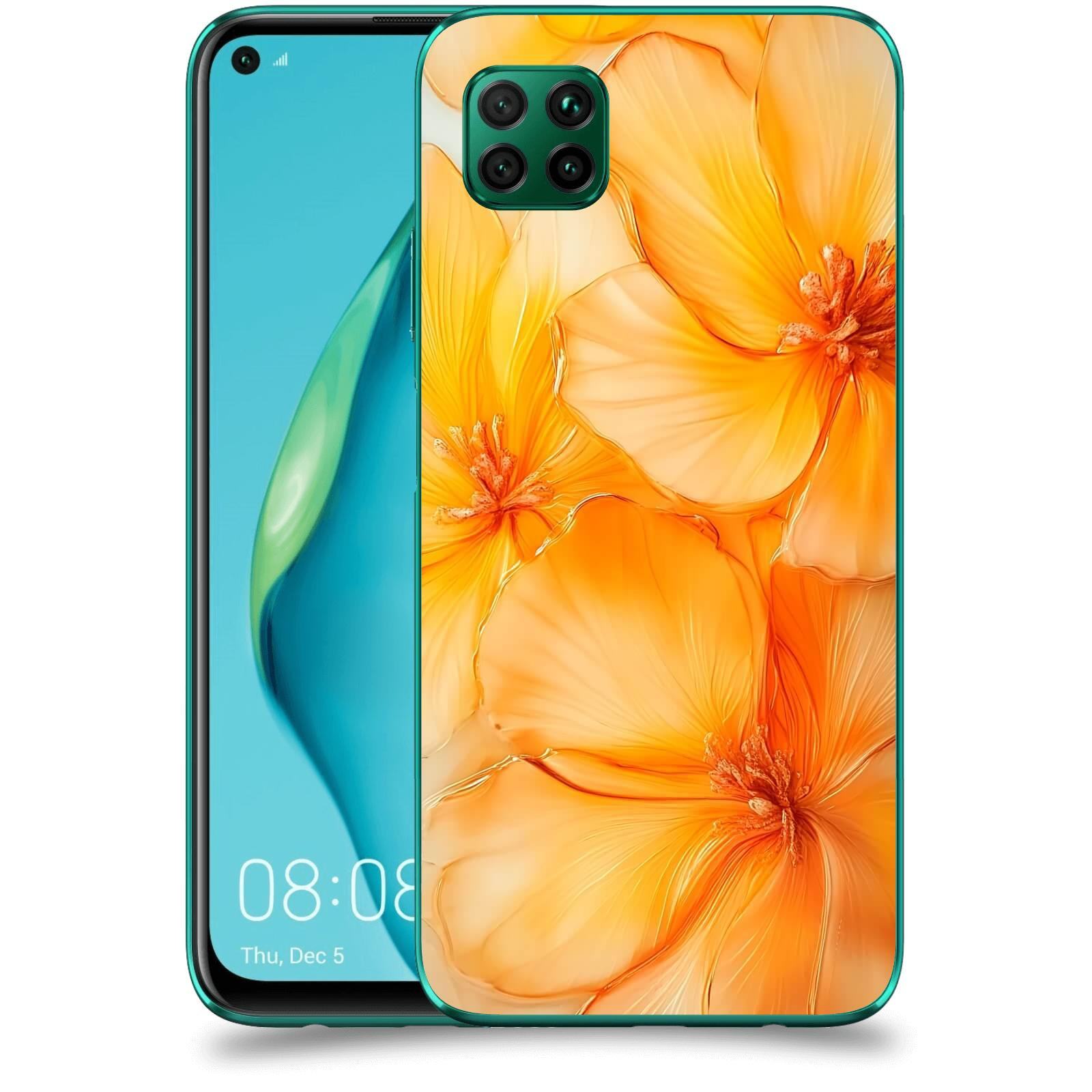 ACOVER Kryt na mobil Huawei P40 Lite - Jantarová něžnost