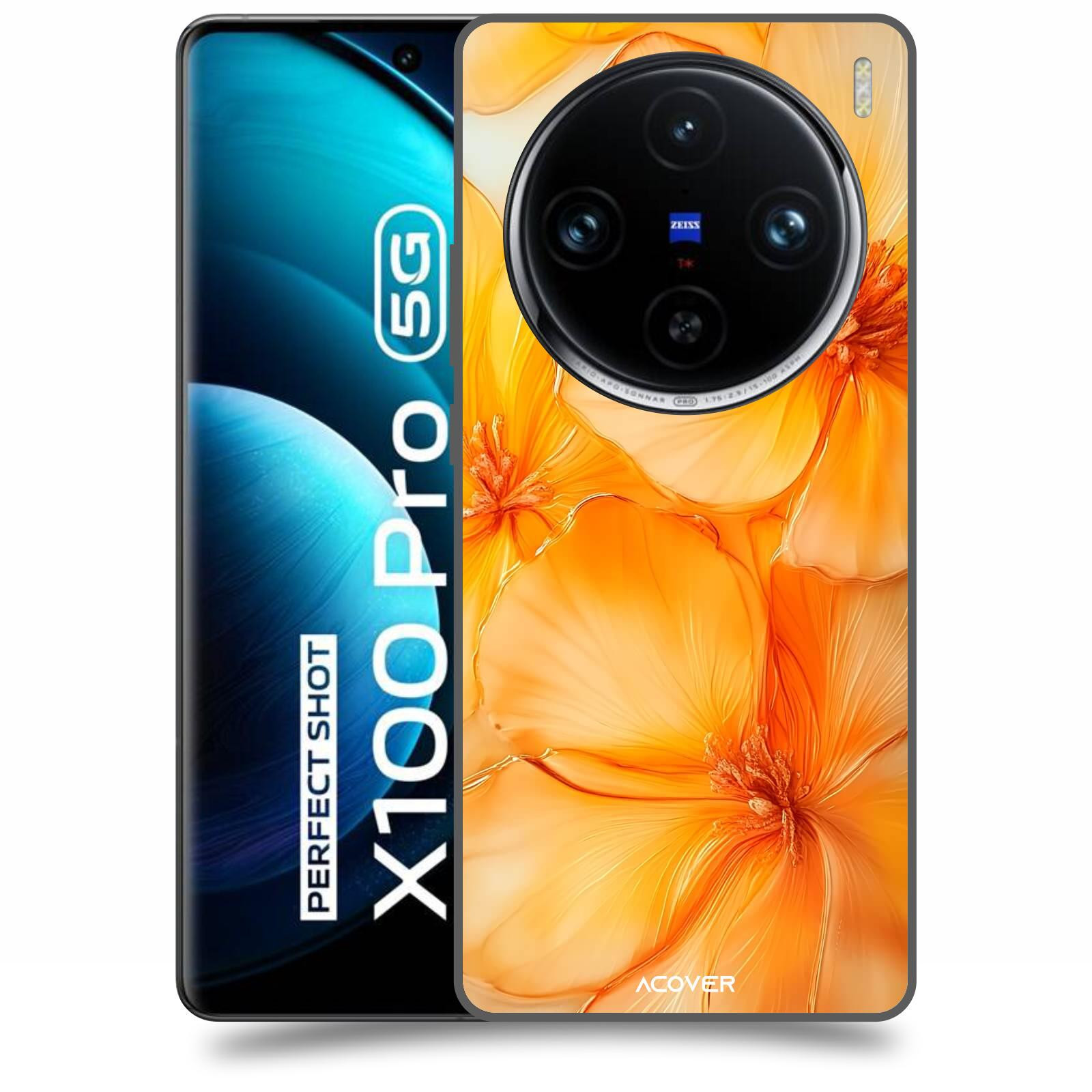 ACOVER Kryt na mobil Vivo X100 Pro - Jantarová něžnost