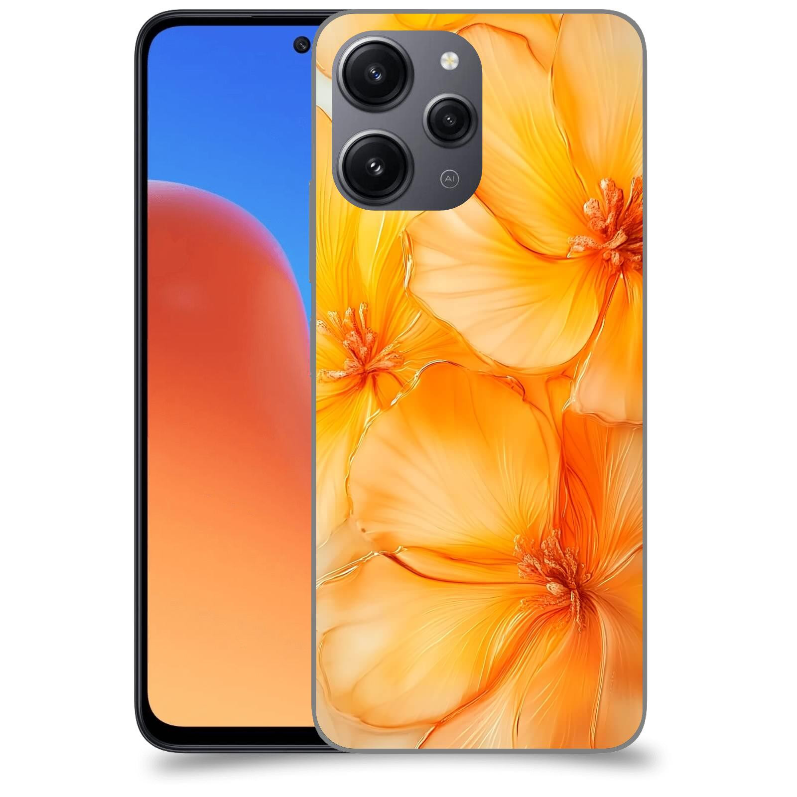 ACOVER Kryt na mobil Xiaomi Redmi 12 - Jantarová něžnost