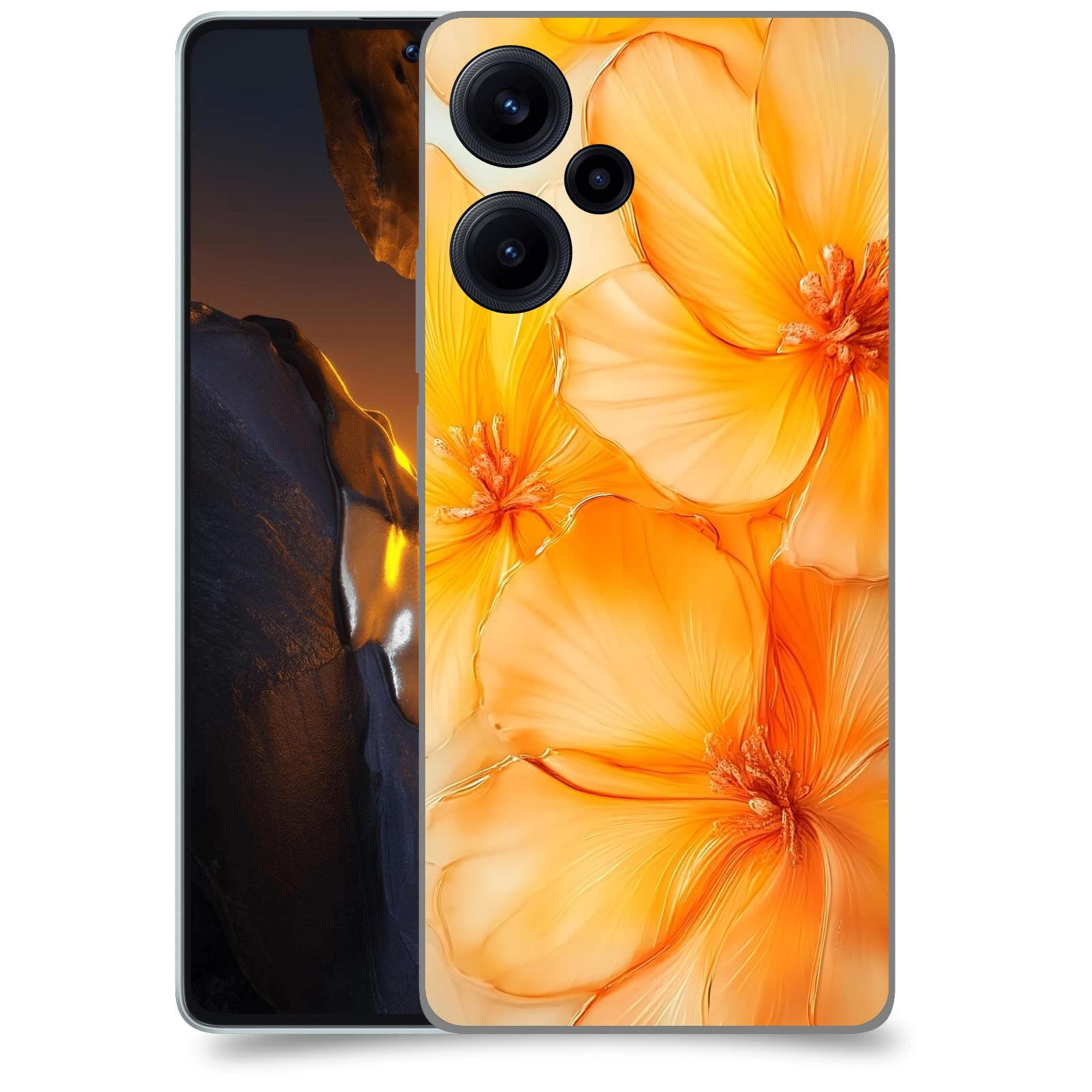 ACOVER Kryt na mobil Xiaomi Poco F5 - Jantarová něžnost