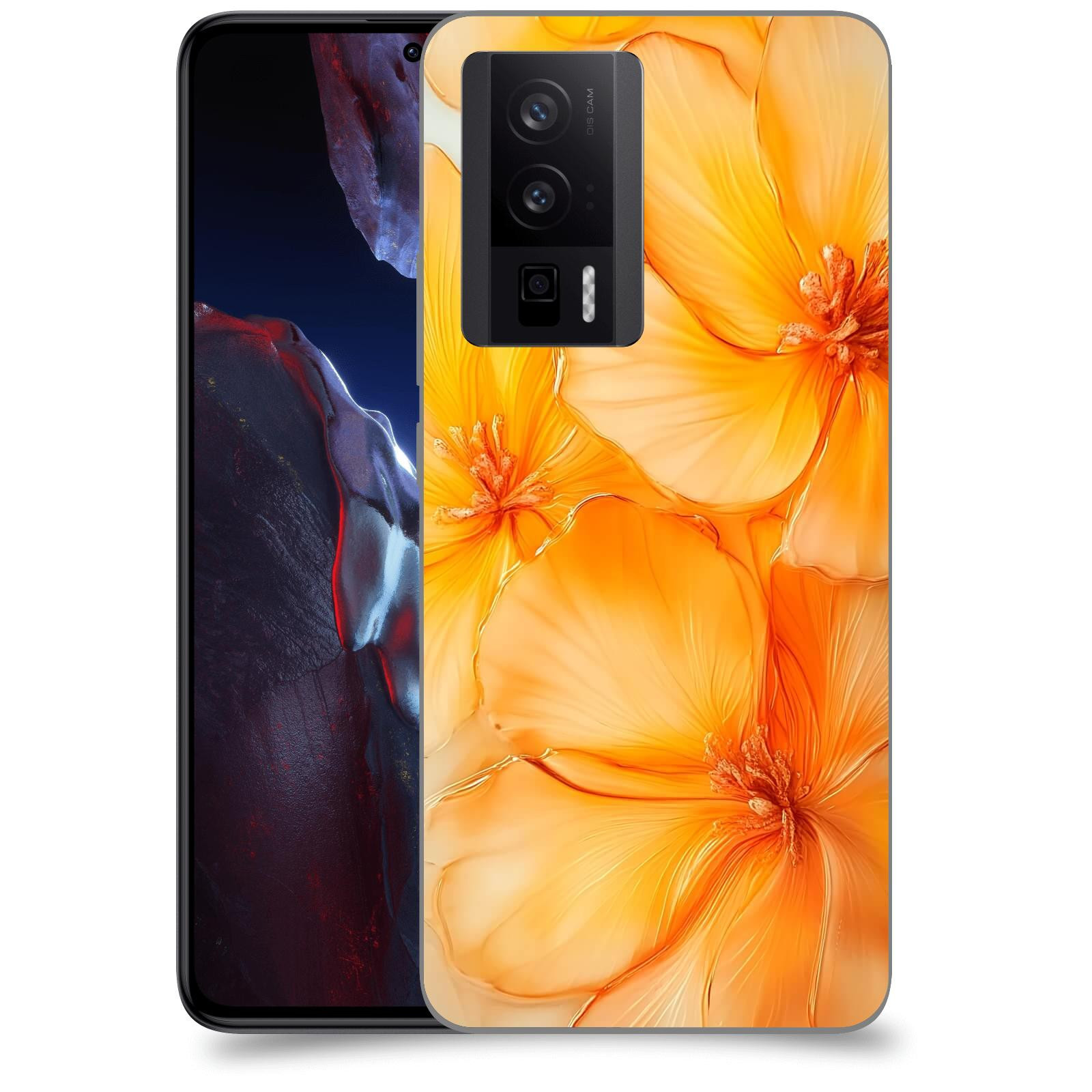 ACOVER Kryt na mobil Xiaomi Poco F5 Pro 5G - Jantarová něžnost