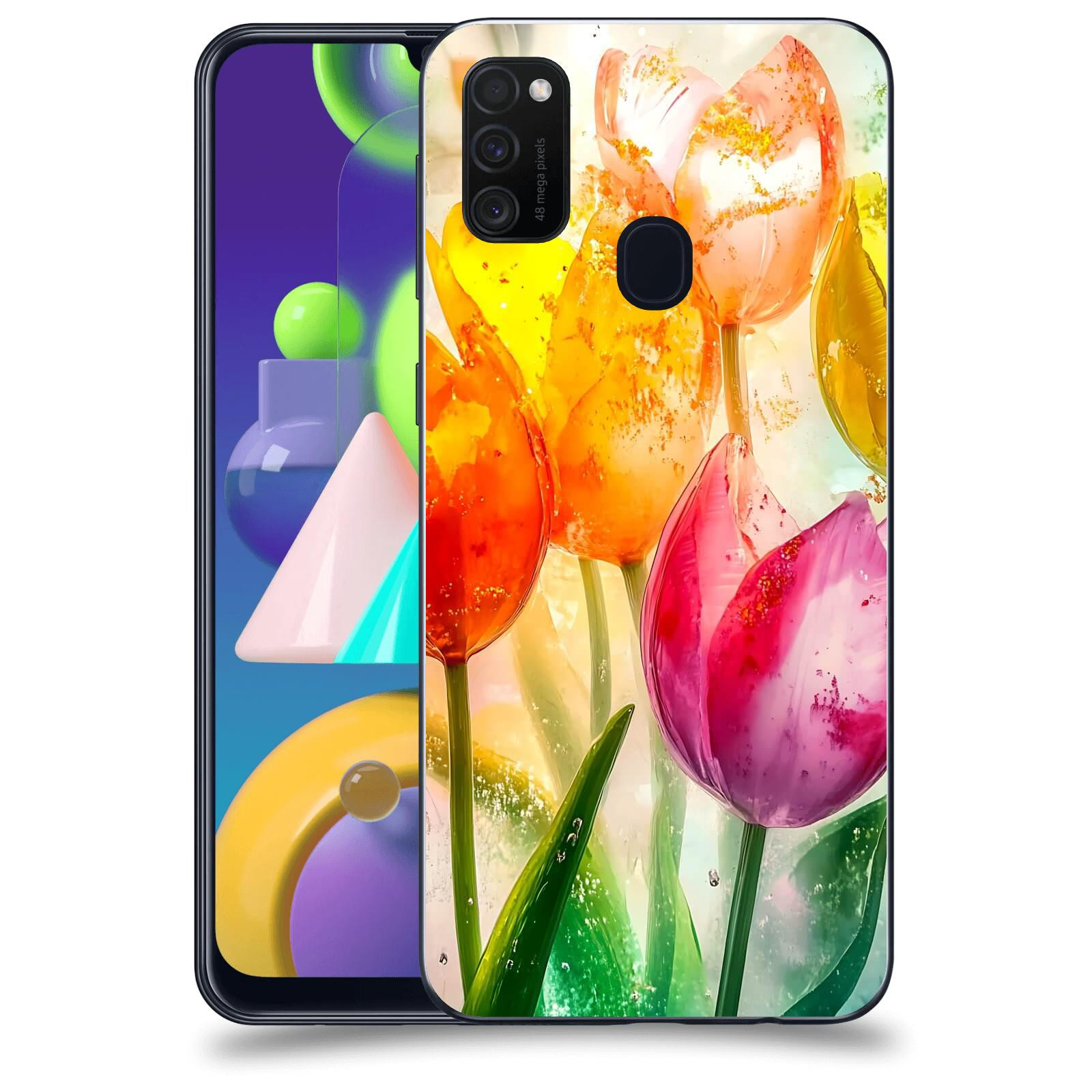 ACOVER Kryt na mobil Samsung Galaxy M21 M215F - Jarní vášeň